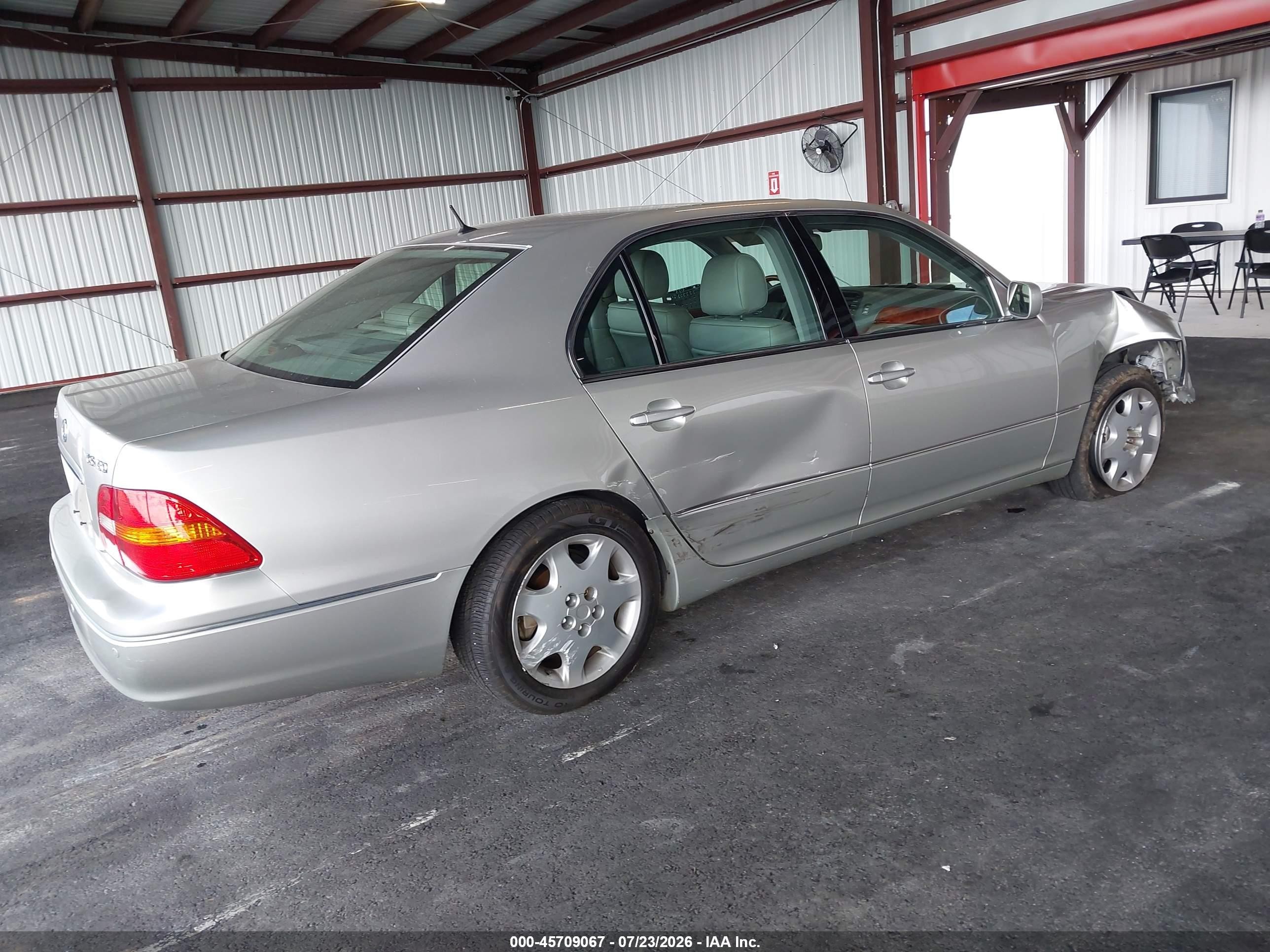 2003 Lexus Ls 430   Gold vin: JTHBN30F930122522