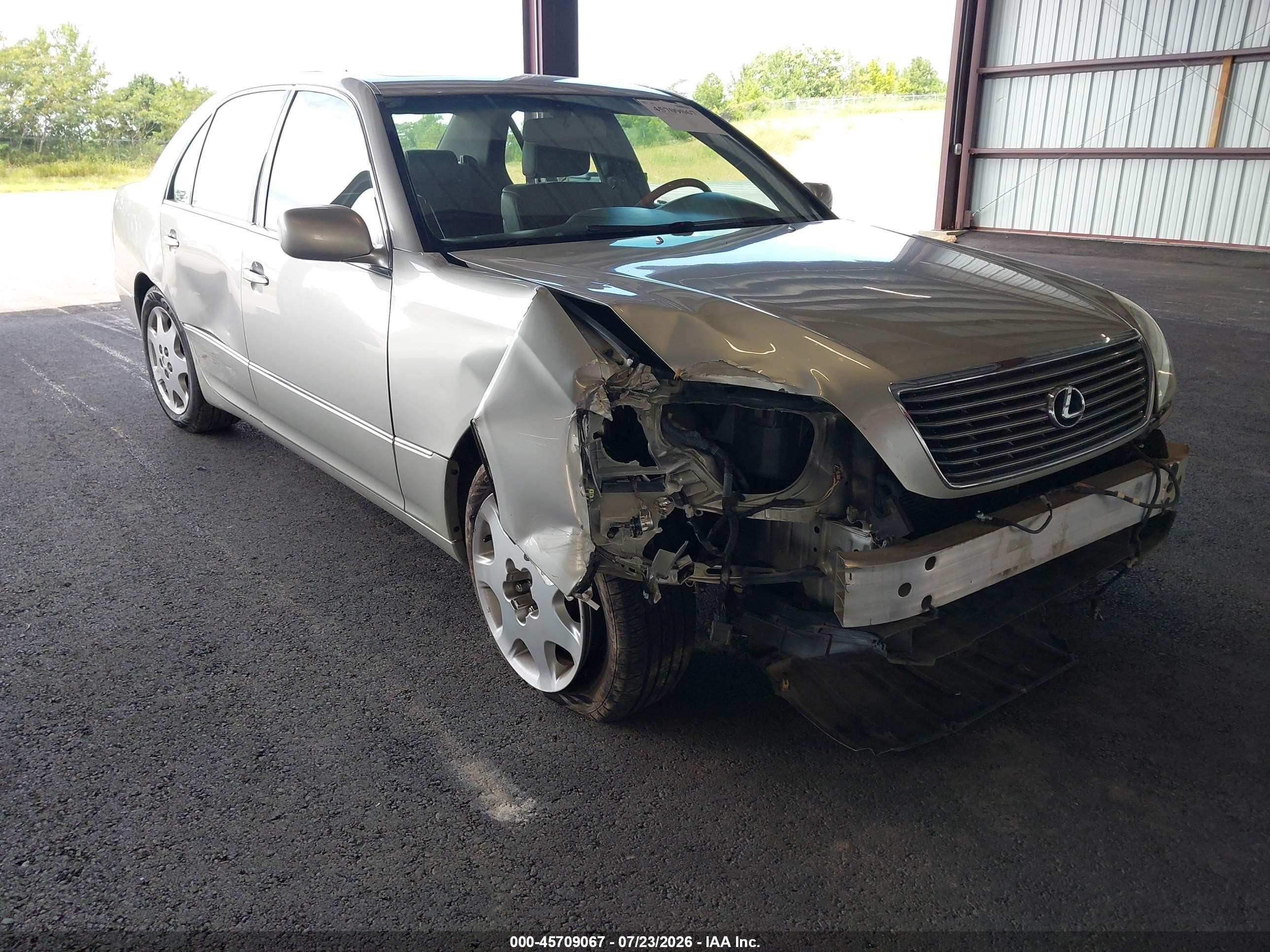 2003 Lexus Ls 430   Gold vin: JTHBN30F930122522