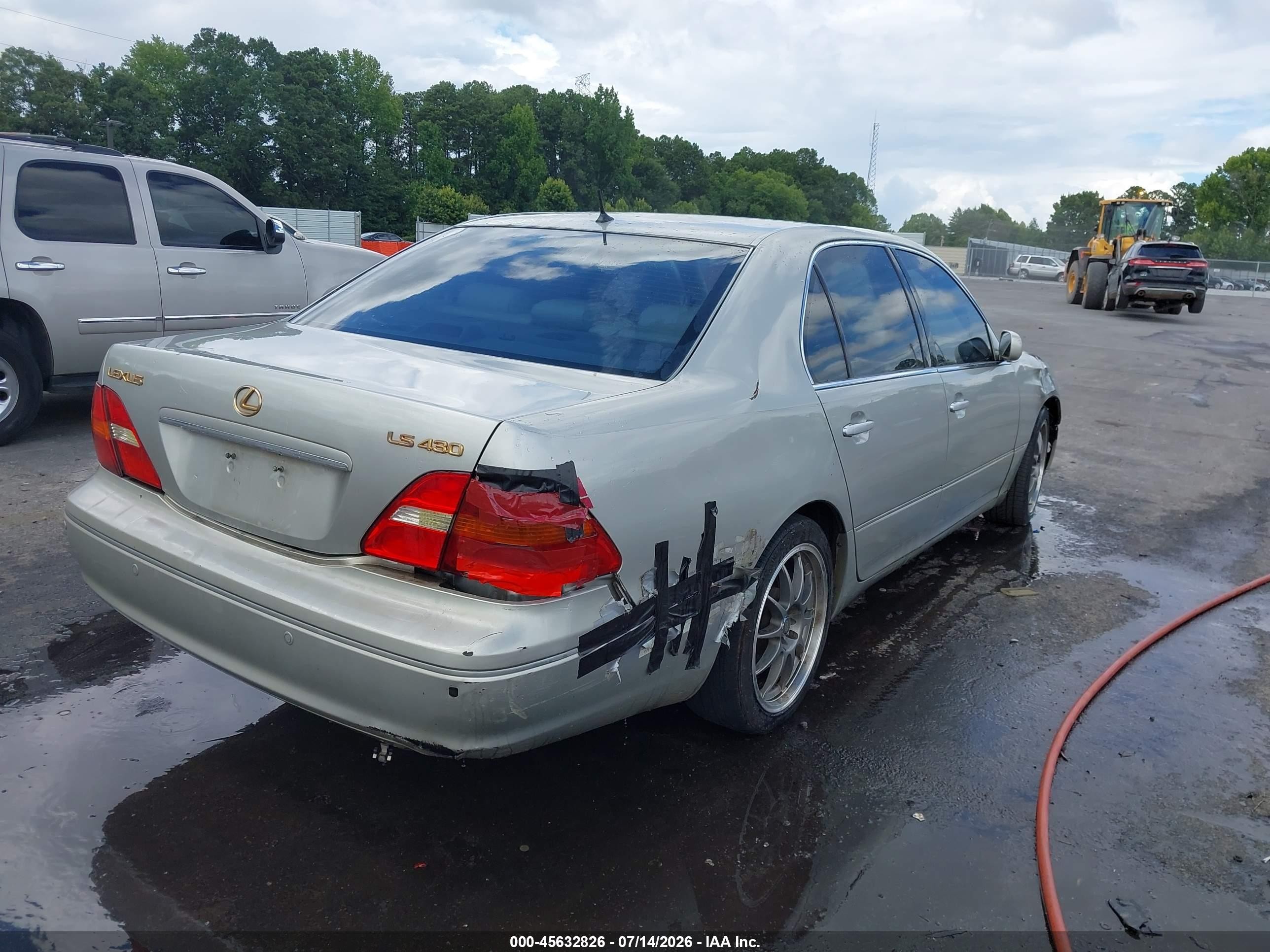 2001 Lexus Ls 430   Silver vin: JTHBN30FX10024712