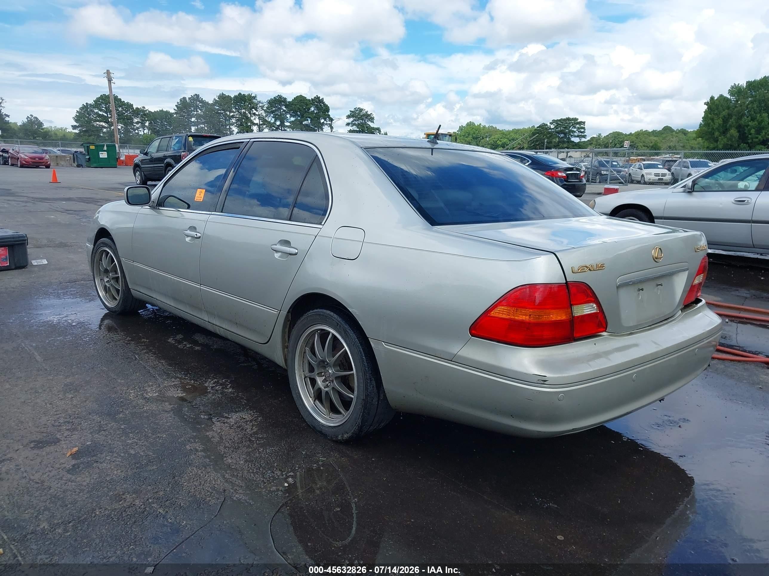 2001 Lexus Ls 430   Silver vin: JTHBN30FX10024712