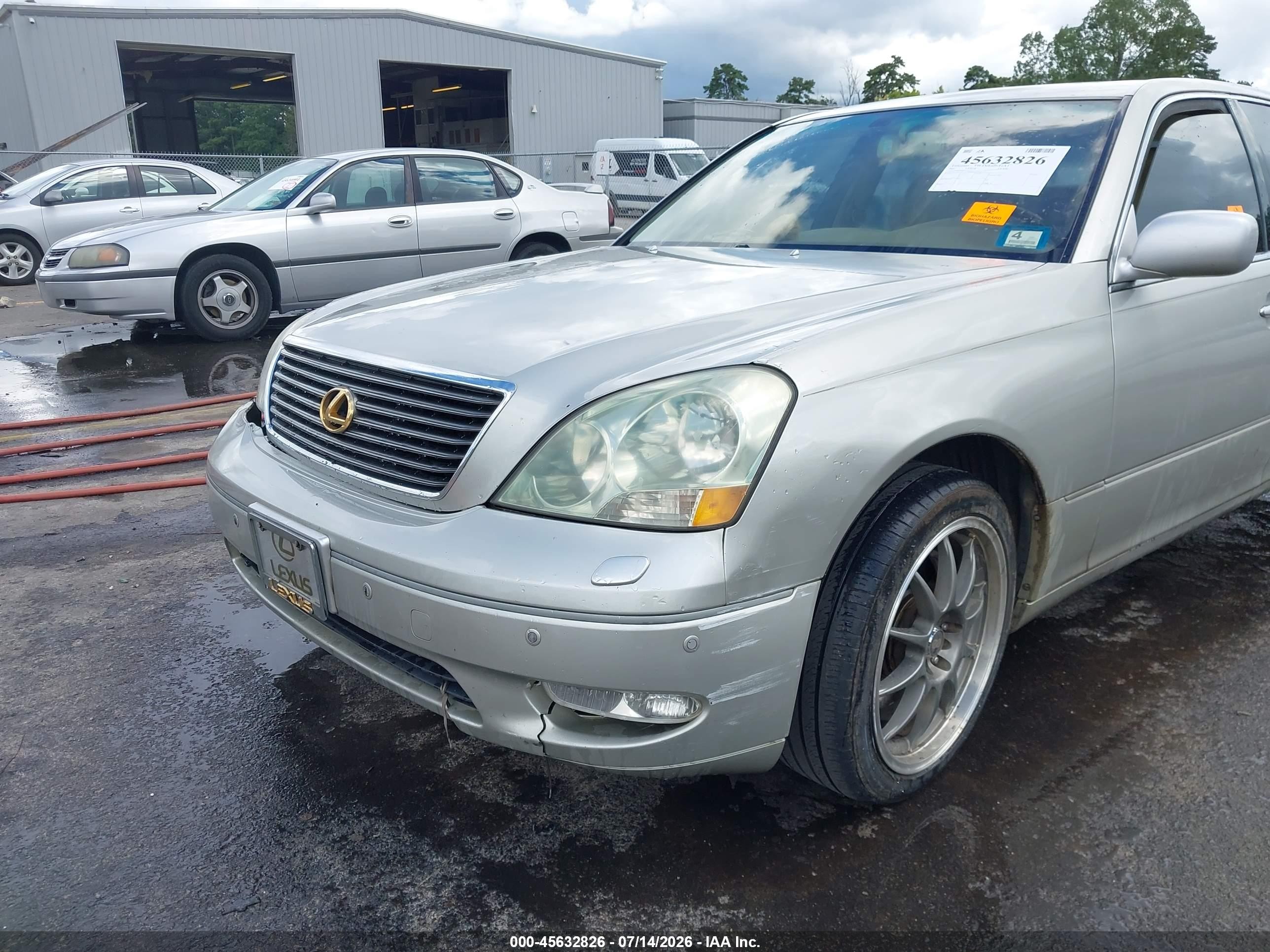 2001 Lexus Ls 430   Silver vin: JTHBN30FX10024712