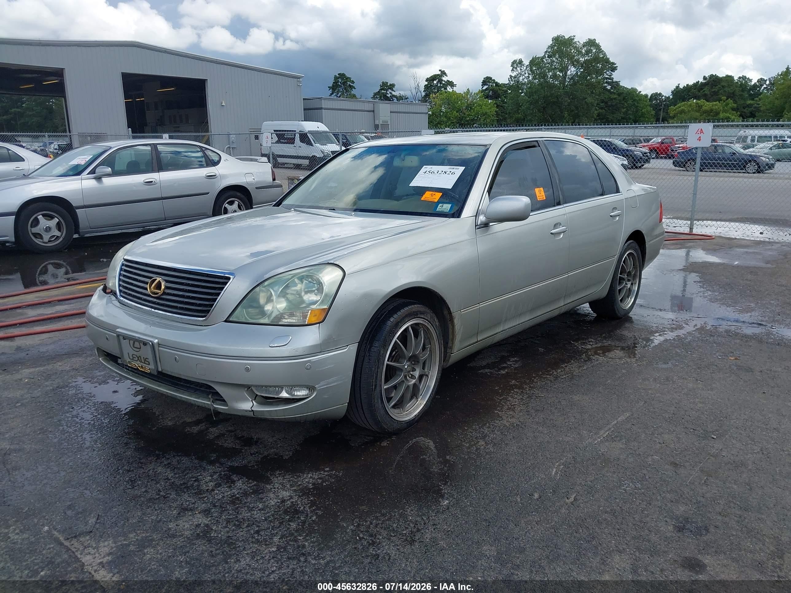 2001 Lexus Ls 430   Silver vin: JTHBN30FX10024712