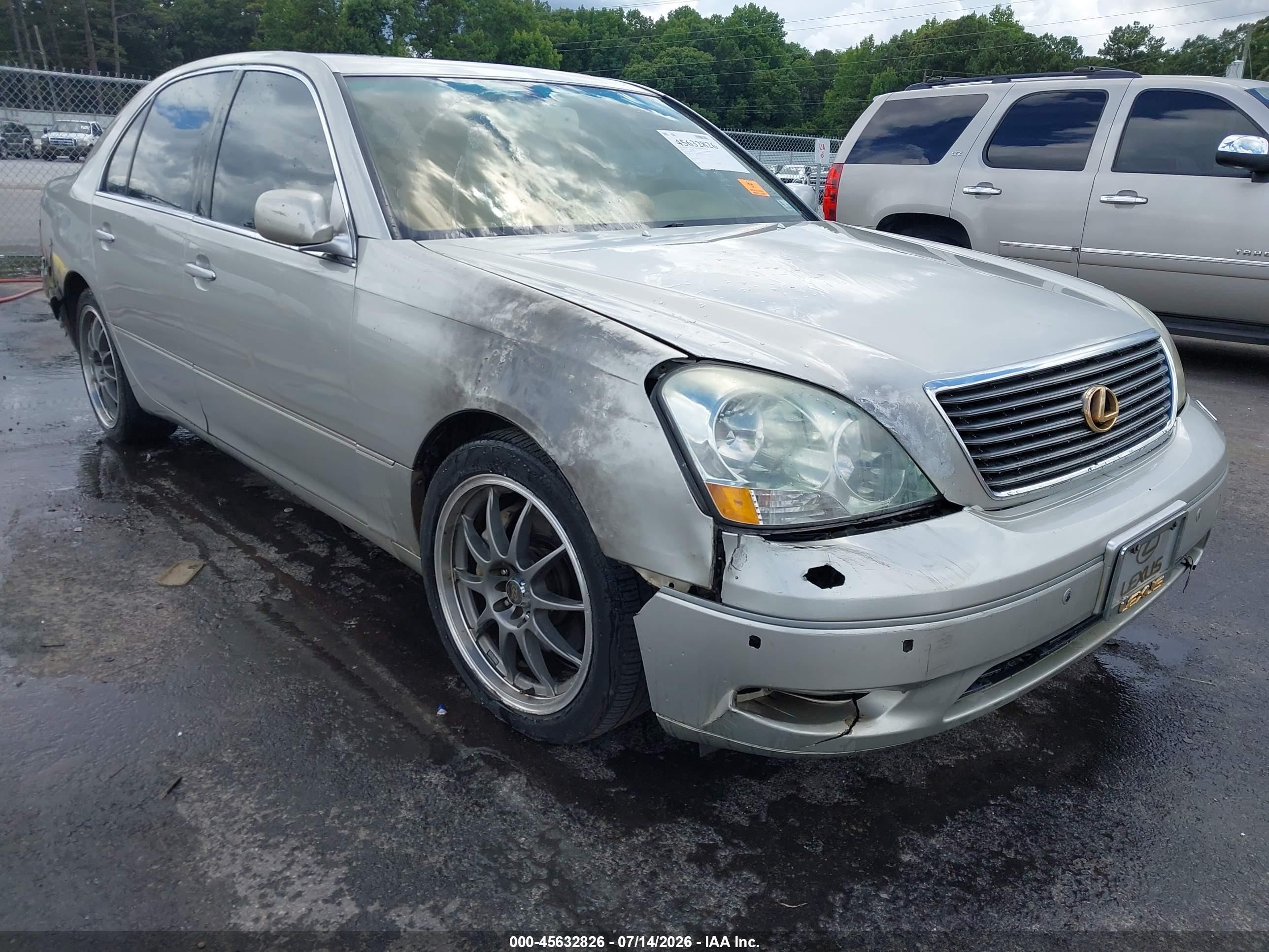 2001 Lexus Ls 430   Silver vin: JTHBN30FX10024712