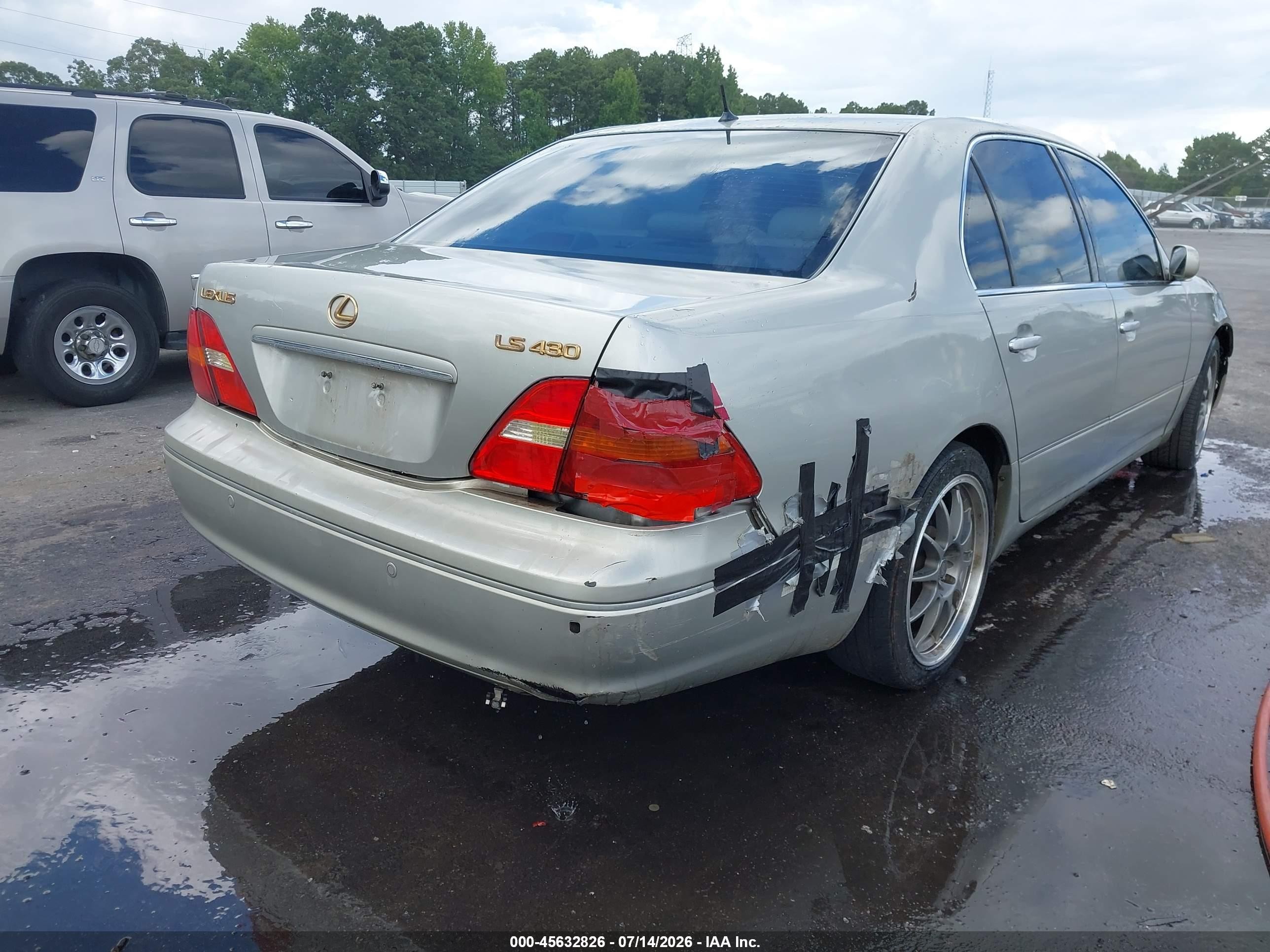 2001 Lexus Ls 430   Silver vin: JTHBN30FX10024712