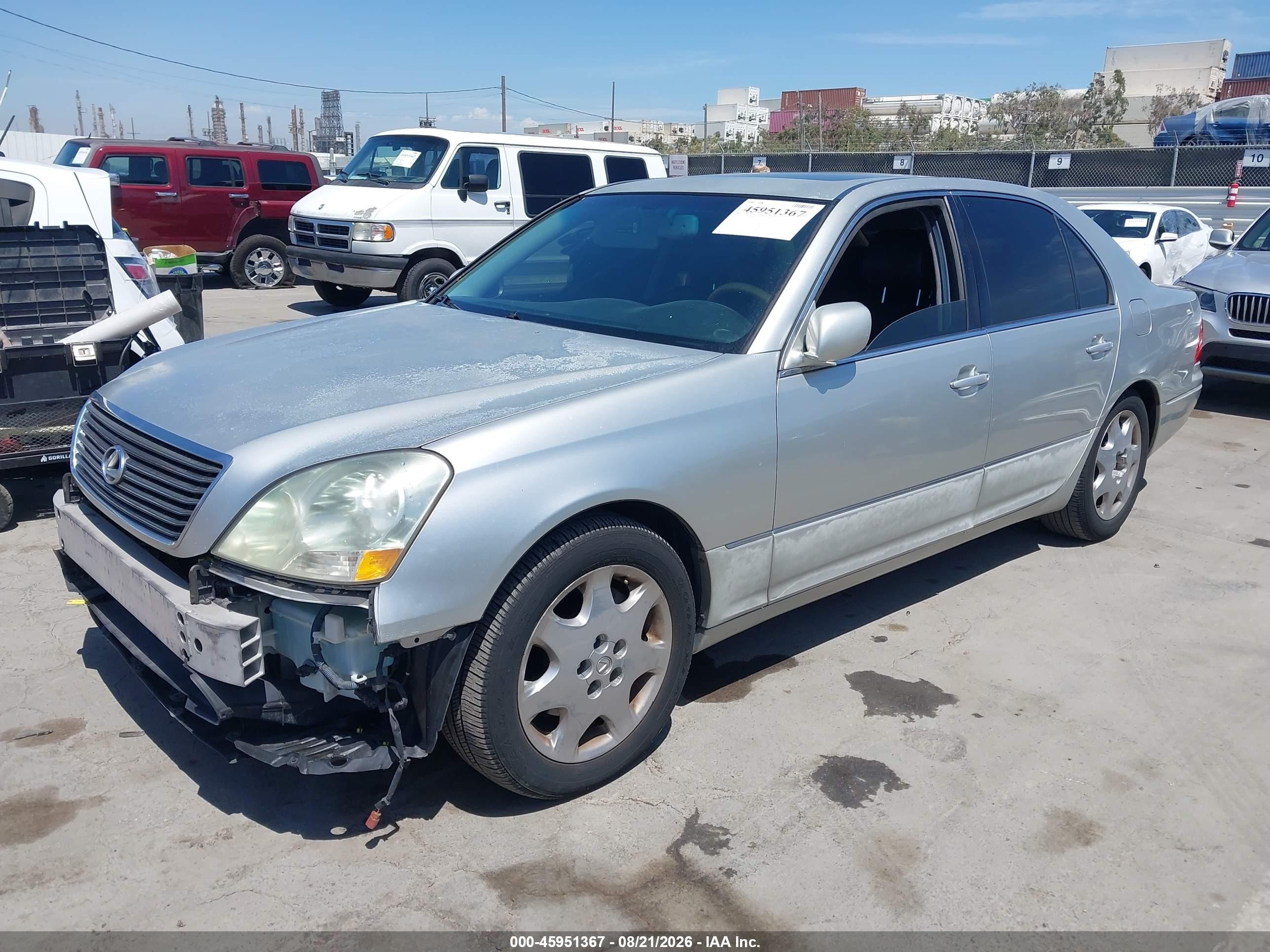 2001 Lexus Ls 430 Pewter vin: JTHBN30FX10047214