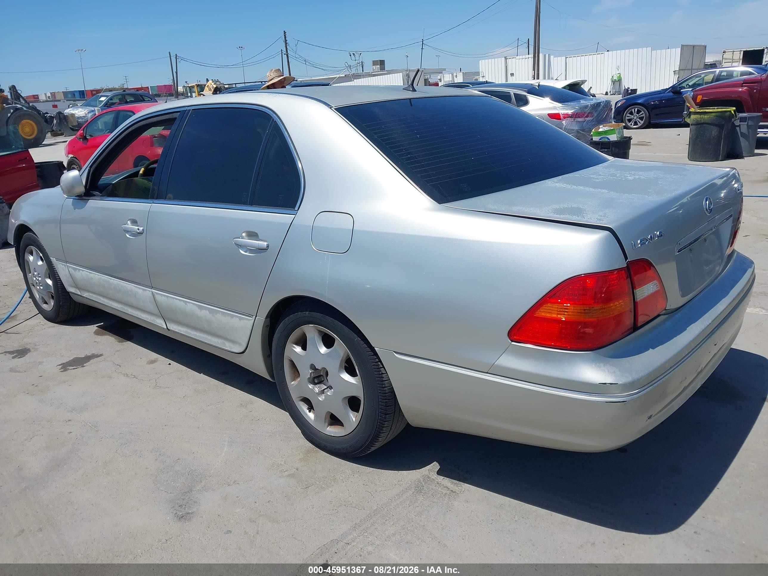 2001 Lexus Ls 430 Pewter vin: JTHBN30FX10047214