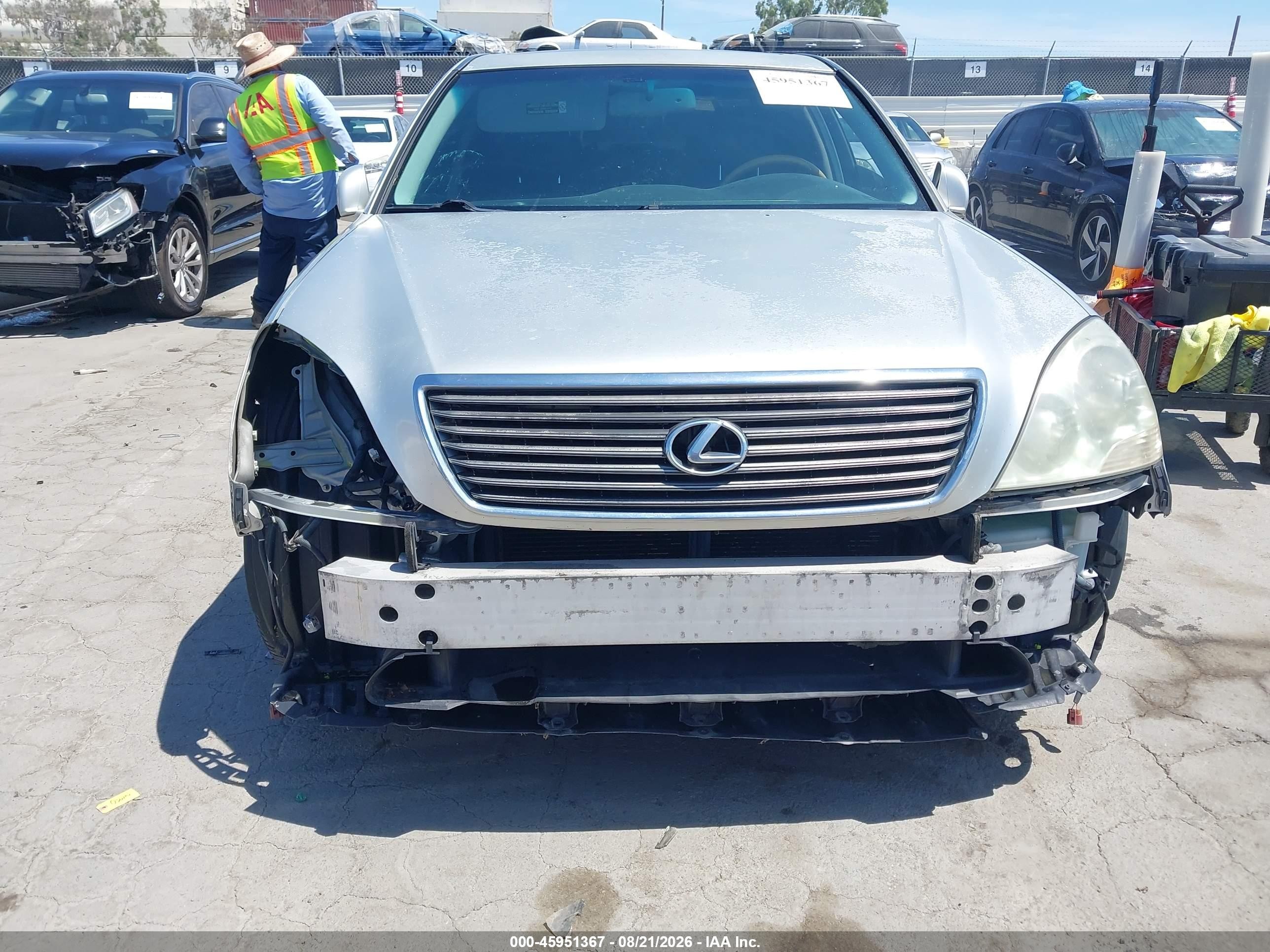 2001 Lexus Ls 430 Pewter vin: JTHBN30FX10047214