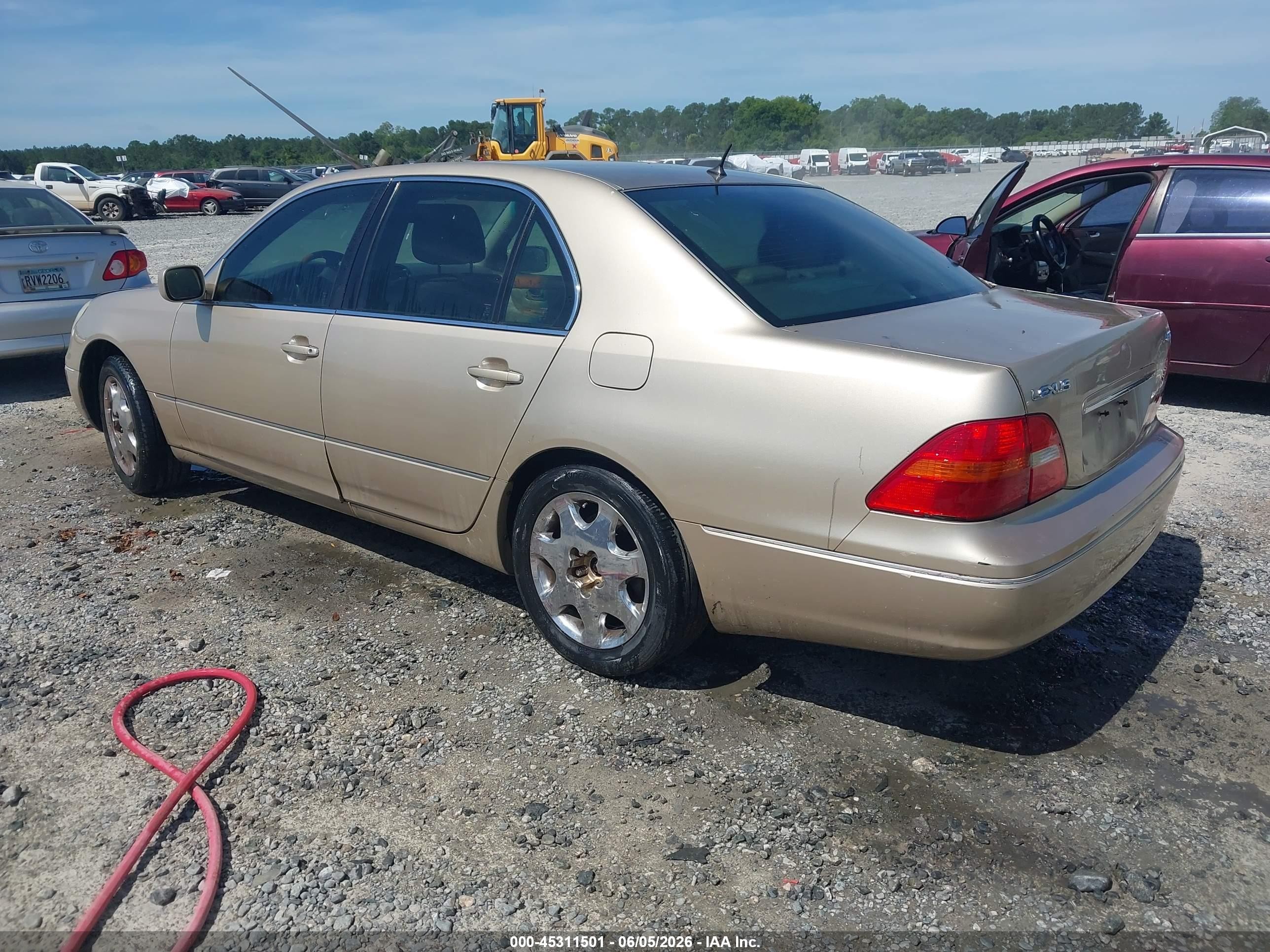 2001 Lexus Ls 430   Gold vin: JTHBN30FX10051957