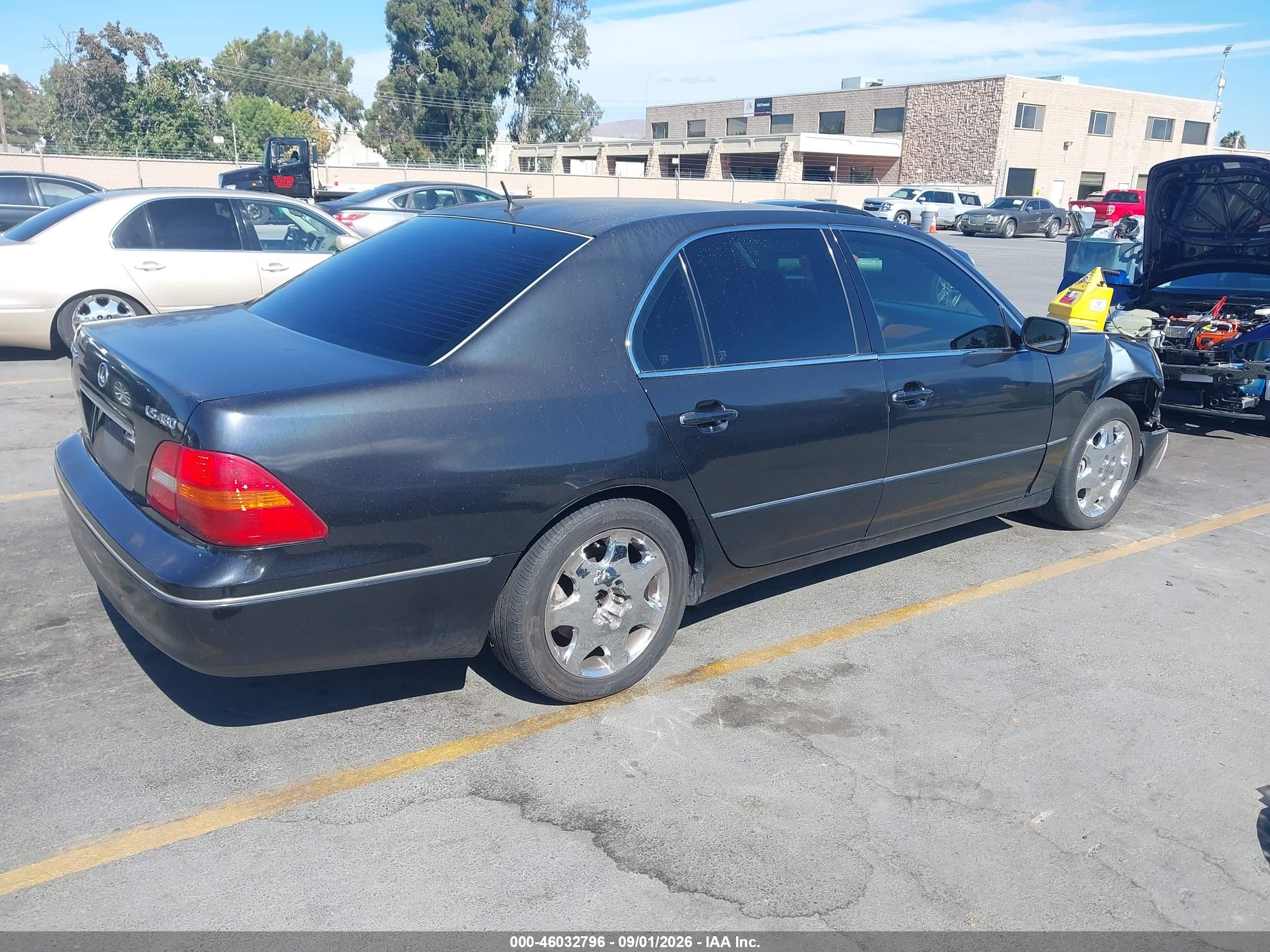 2002 Lexus Ls 430   Black vin: JTHBN30FX20065875