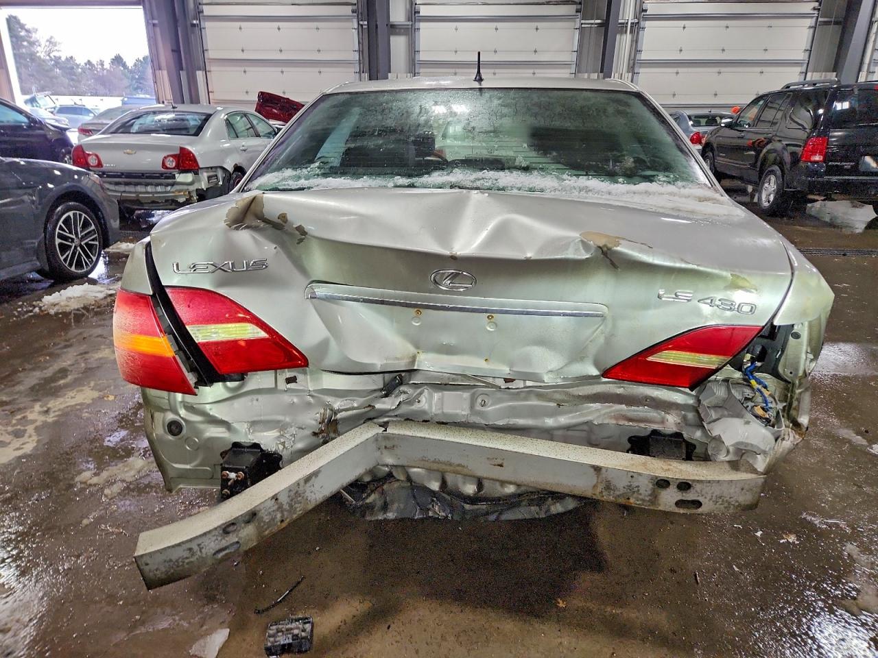 2002 Lexus Ls 430 Silver vin: JTHBN30FX20070395