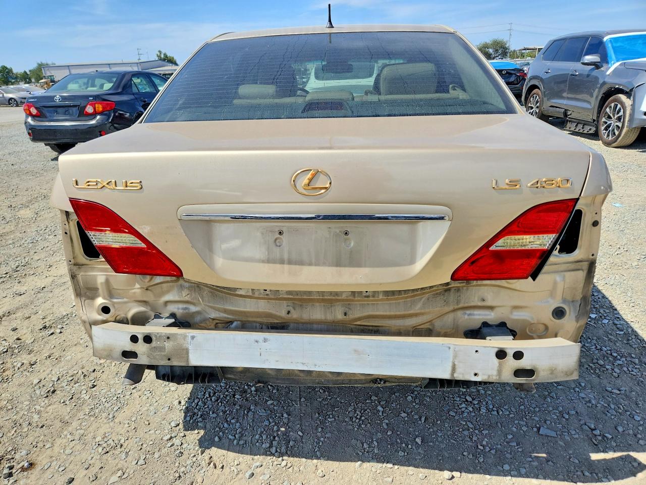2002 Lexus Ls 430 Gold vin: JTHBN30FX20070784