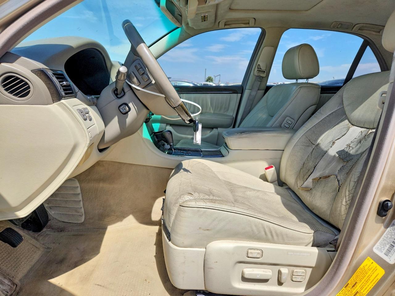2002 Lexus Ls 430 Gold vin: JTHBN30FX20070784