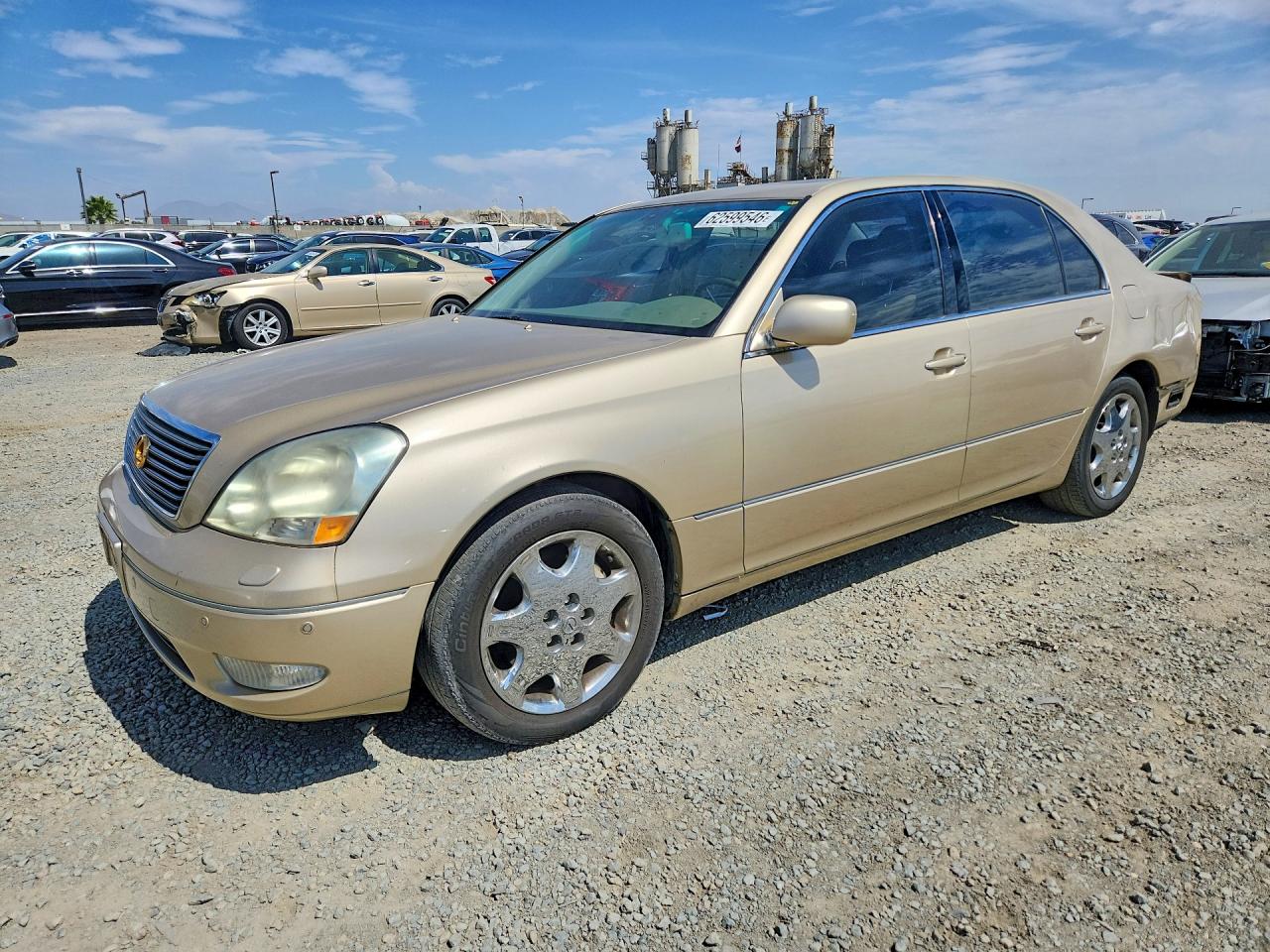 2002 Lexus Ls 430 Gold vin: JTHBN30FX20070784