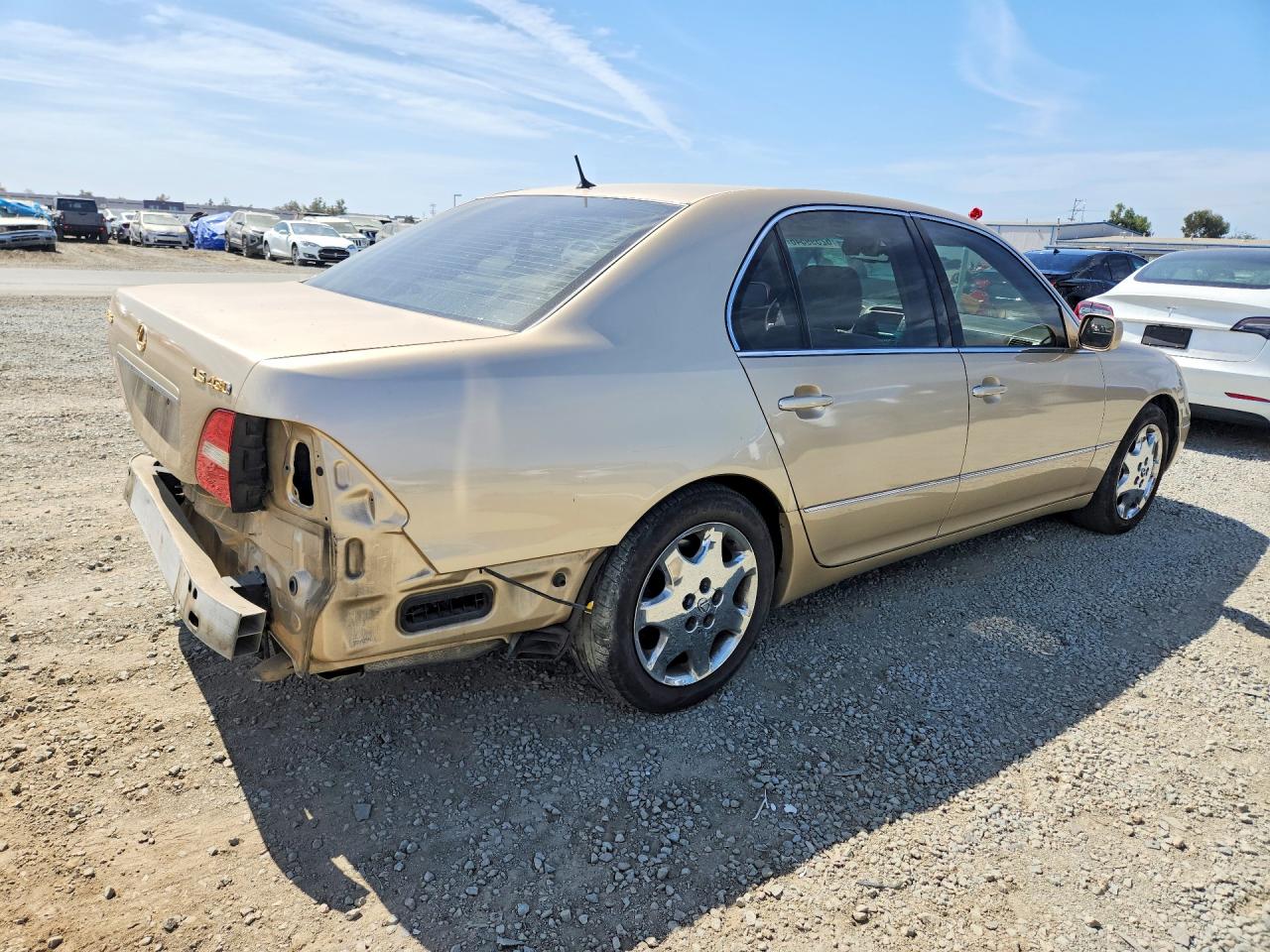 2002 Lexus Ls 430 Gold vin: JTHBN30FX20070784