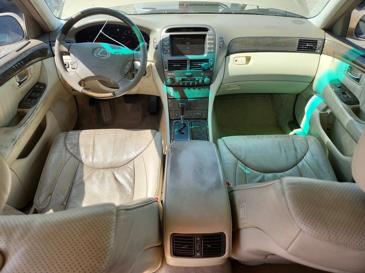 2002 Lexus Ls 430 Gold vin: JTHBN30FX20070784