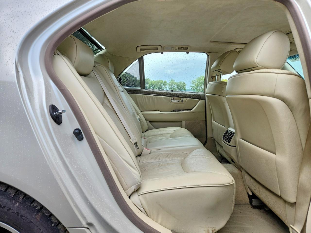 2002 Lexus Ls 430 White vin: JTHBN30FX20091862