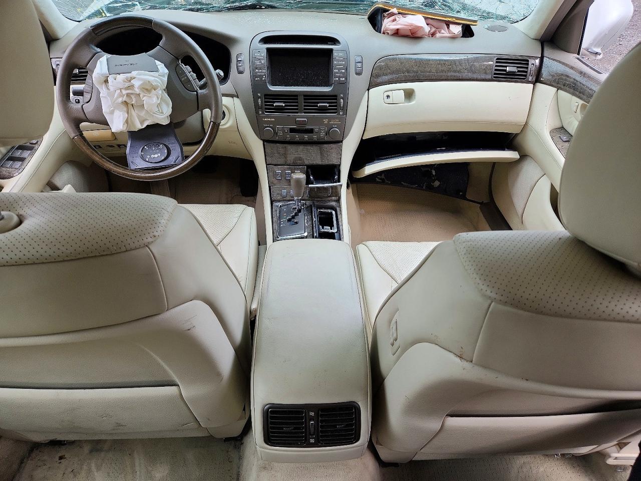 2002 Lexus Ls 430 White vin: JTHBN30FX20091862