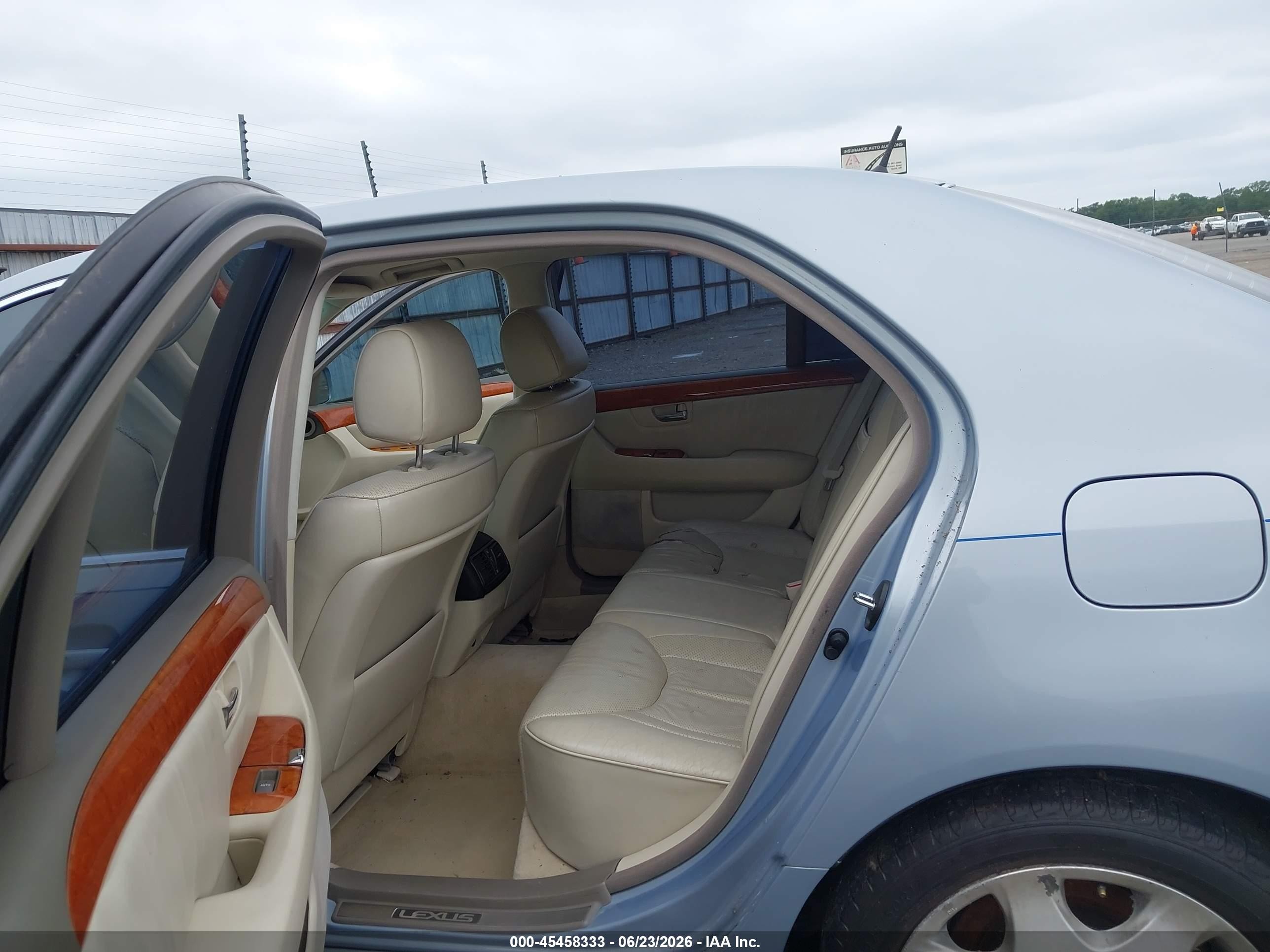 2003 Lexus Ls 430   Light Blue vin: JTHBN30FX30109245