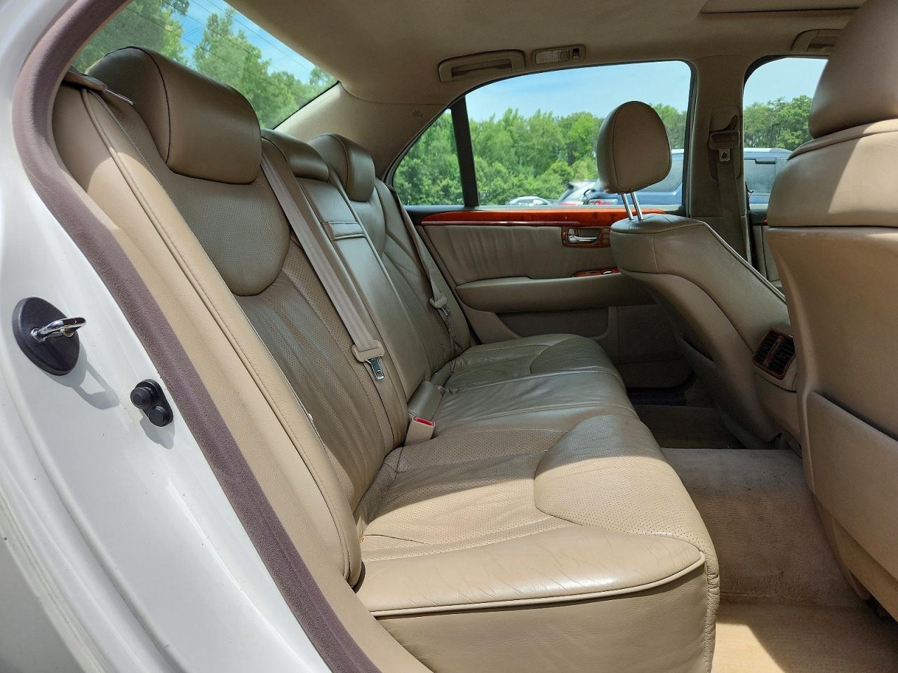 2003 Lexus Ls 430 White vin: JTHBN30FX30112985