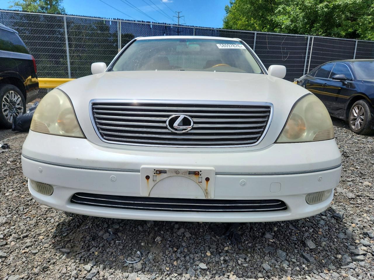 2003 Lexus Ls 430 White vin: JTHBN30FX30112985