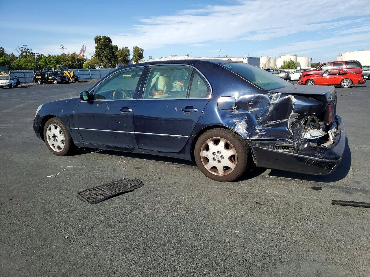 2003 Lexus Ls 430 Blue vin: JTHBN30FX30115398