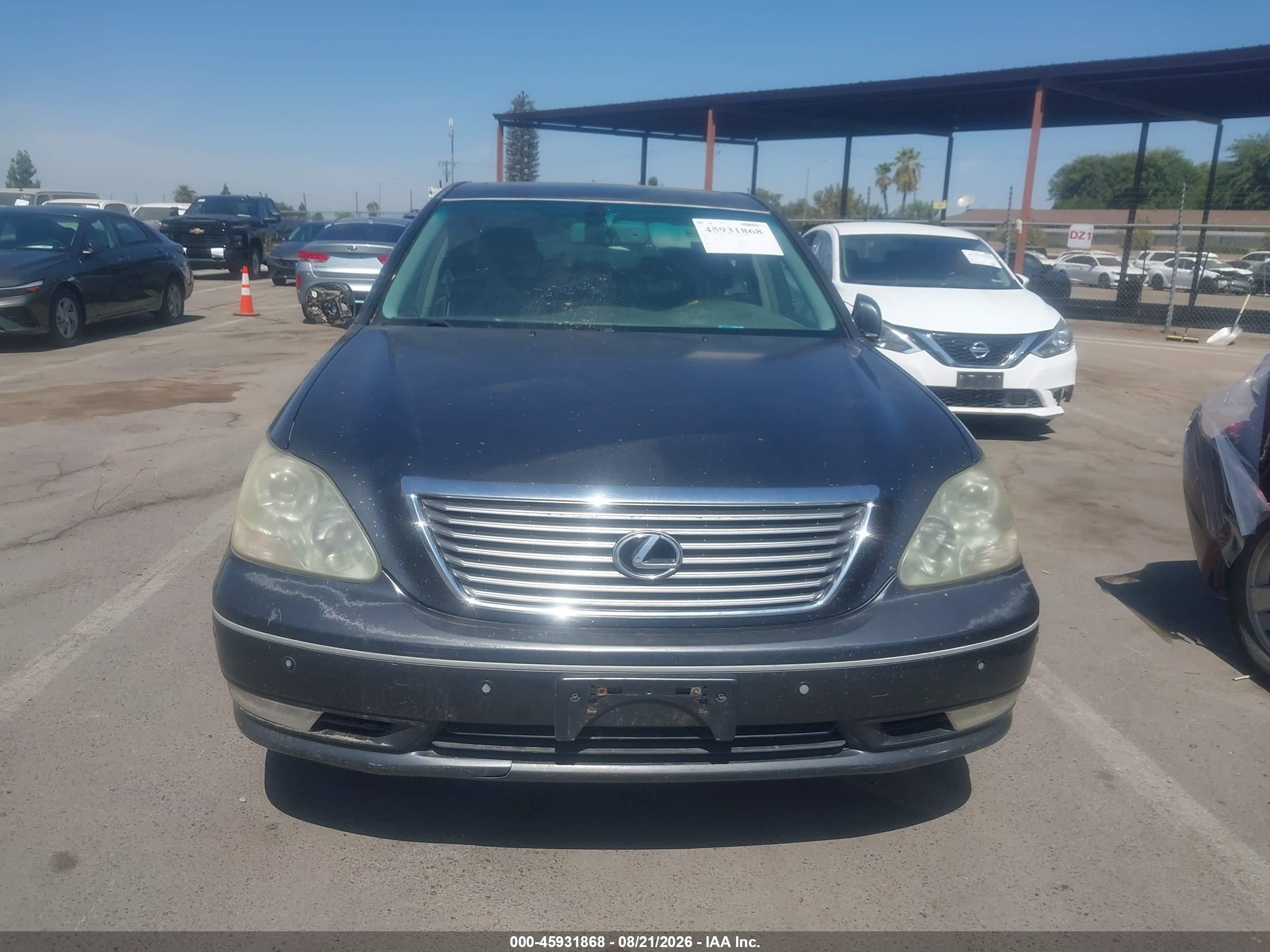 2004 Lexus Ls 430   Gray vin: JTHBN36F040146121