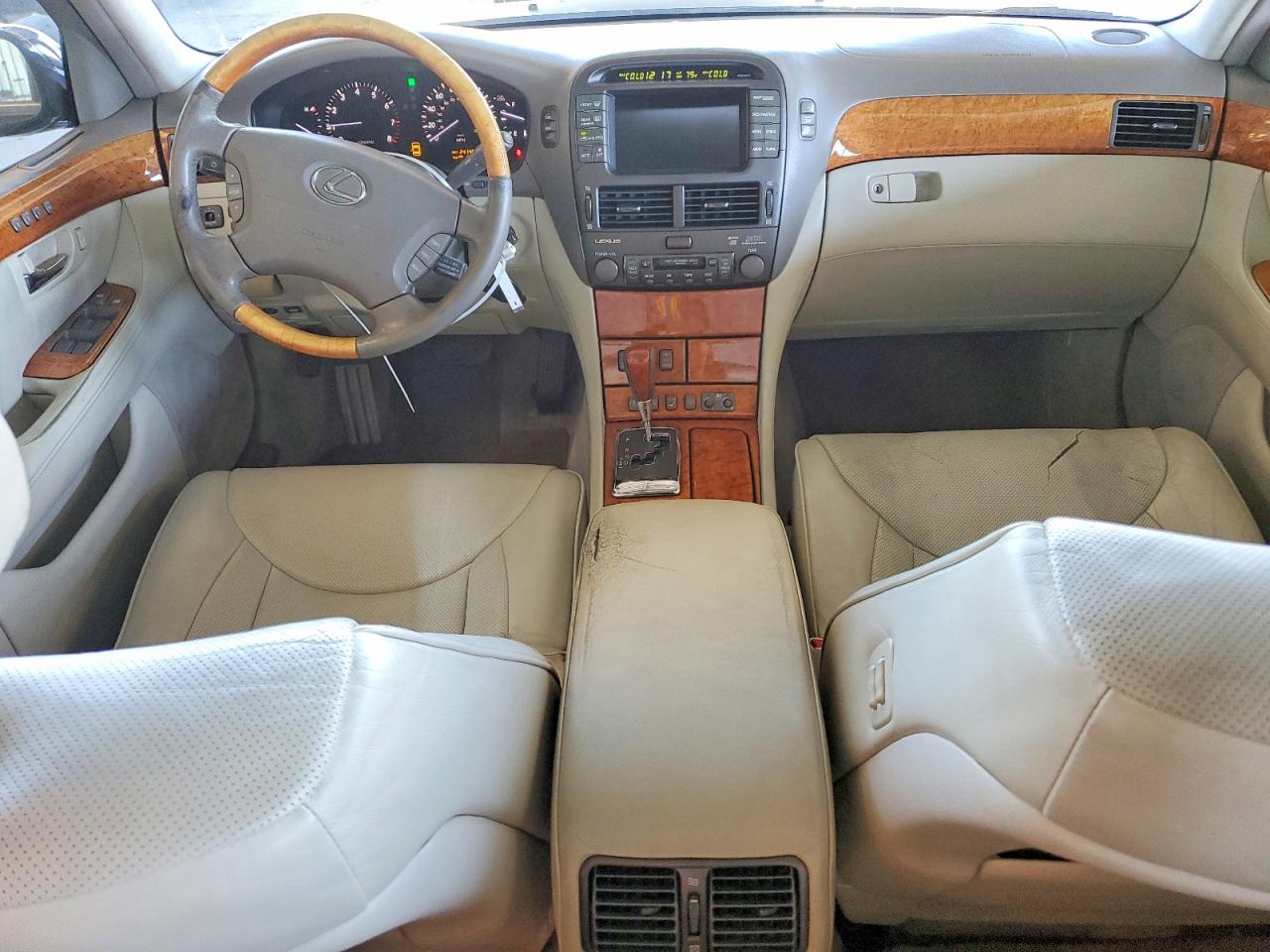2004 Lexus Ls 430 Black vin: JTHBN36F040150170