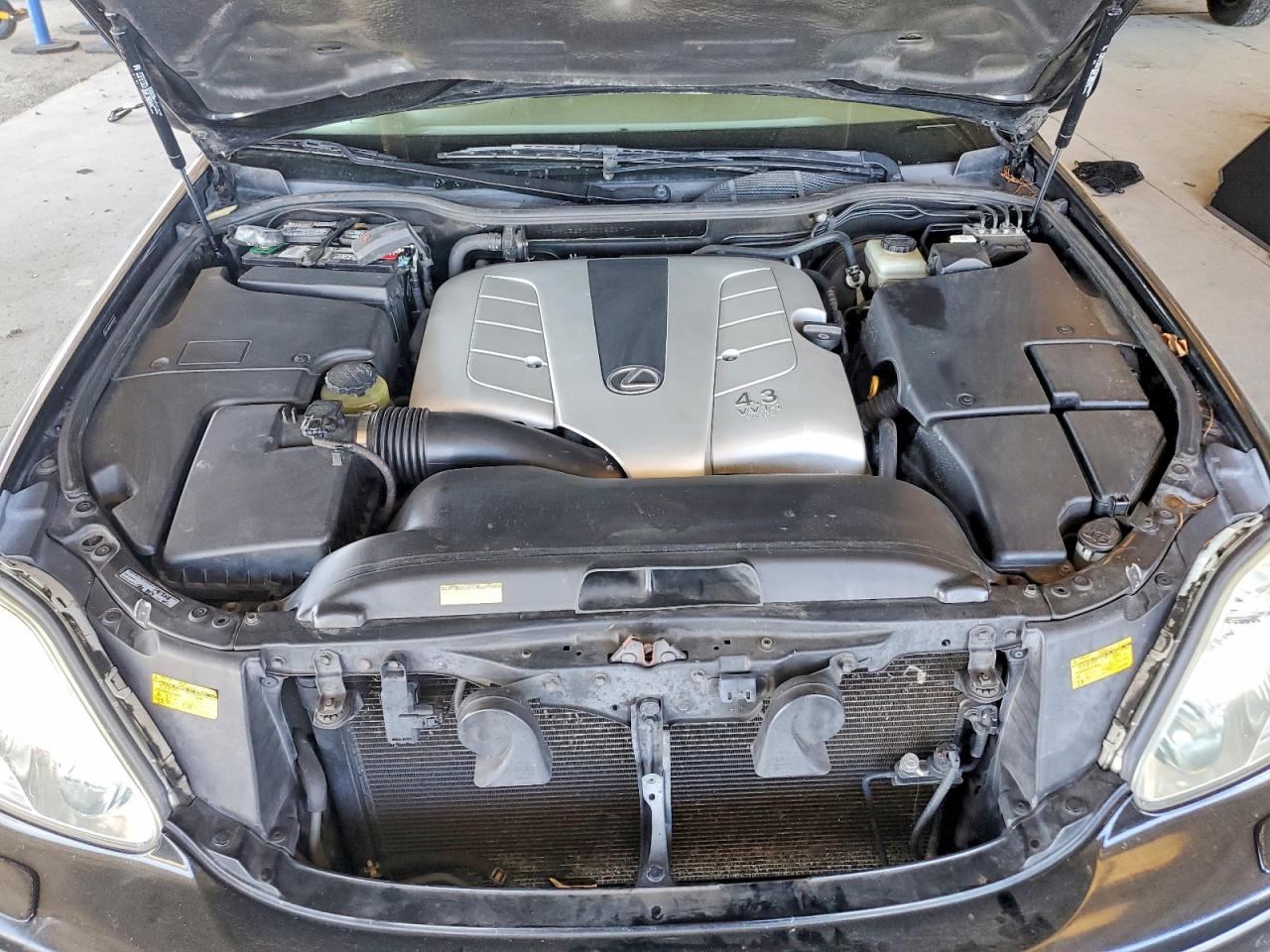 2004 Lexus Ls 430 Black vin: JTHBN36F040150170
