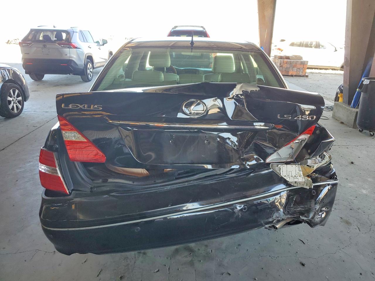 2004 Lexus Ls 430 Black vin: JTHBN36F040150170