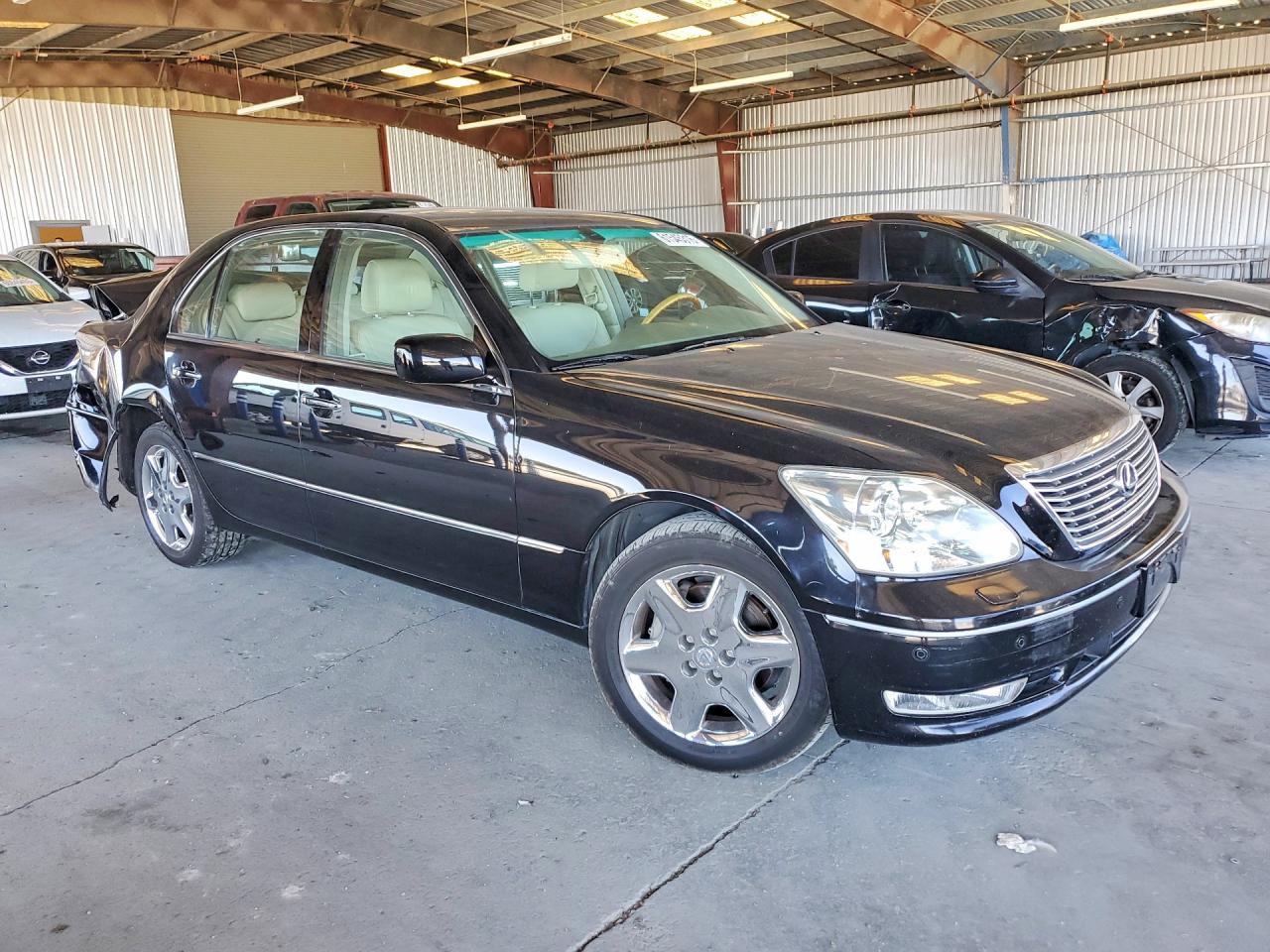 2004 Lexus Ls 430 Black vin: JTHBN36F040150170