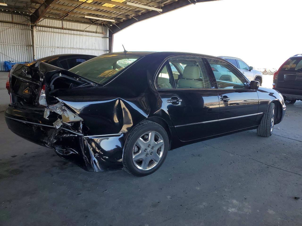 2004 Lexus Ls 430 Black vin: JTHBN36F040150170