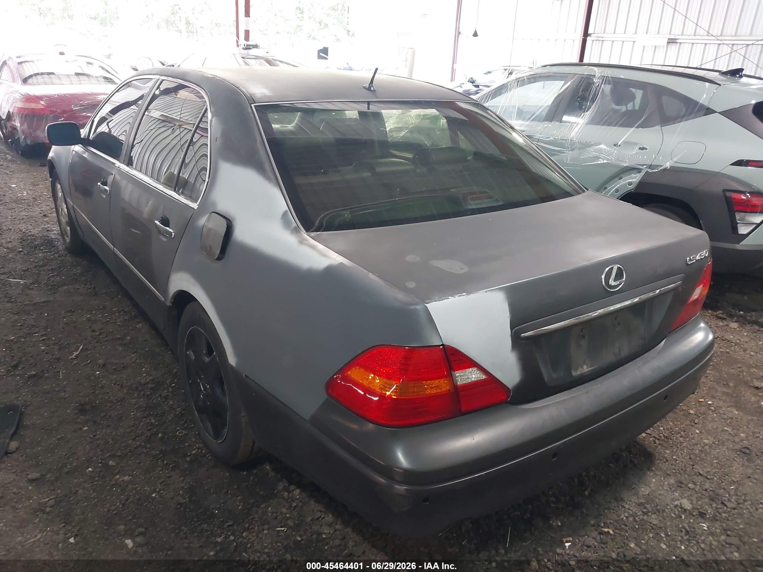 2004 Lexus Ls 430   Черный vin: JTHBN36F040173335