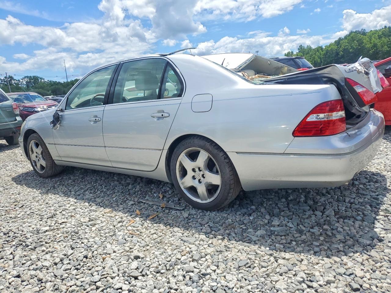 2006 Lexus Ls 430 Silver vin: JTHBN36F065043710