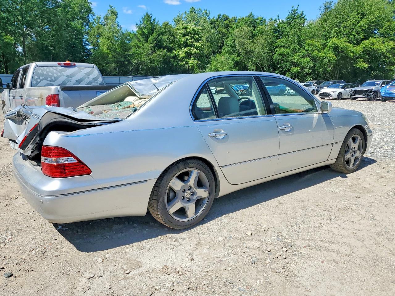 2006 Lexus Ls 430 Silver vin: JTHBN36F065043710