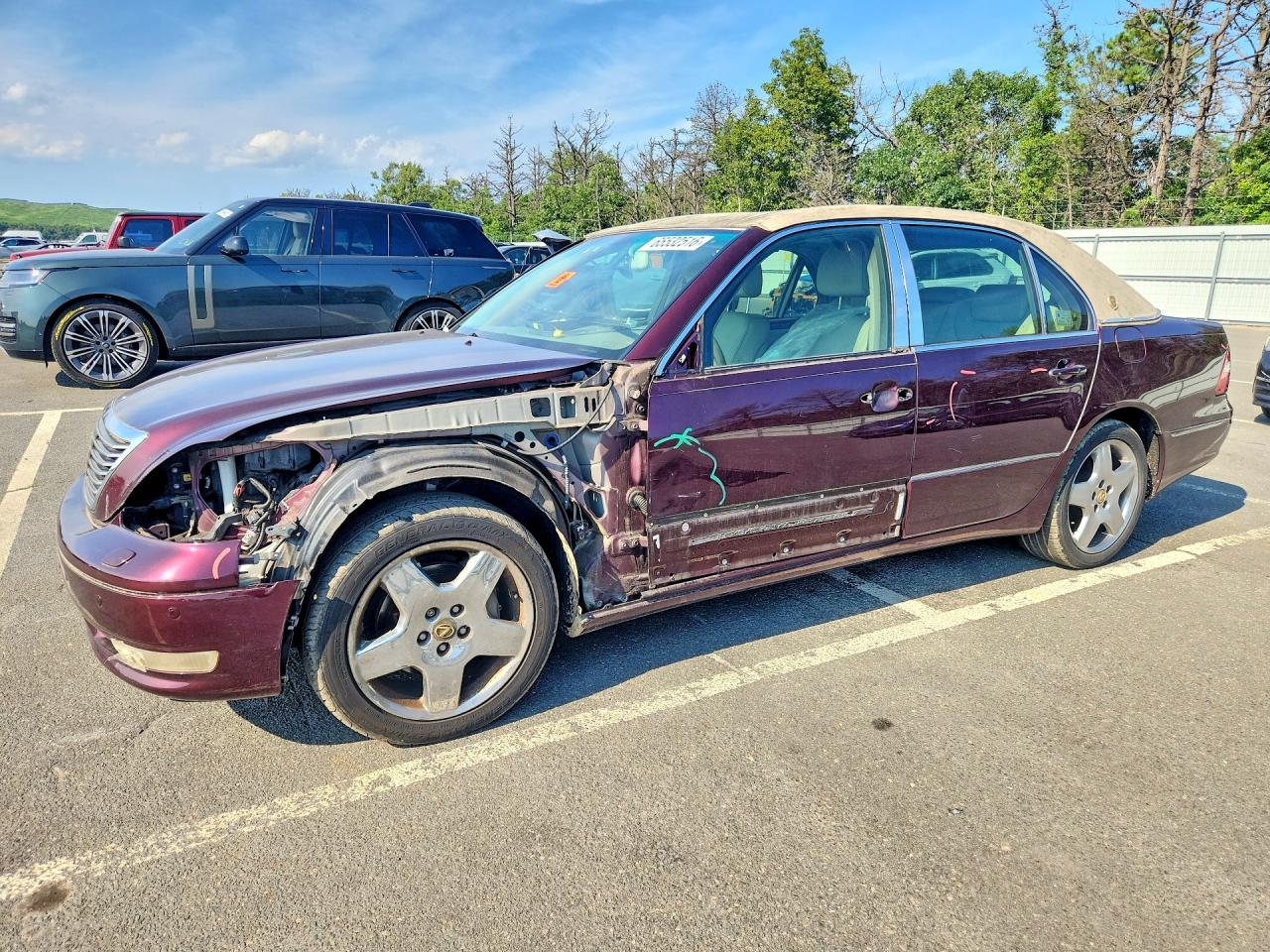 2006 Lexus Ls 430 Burgundy vin: JTHBN36F065047076