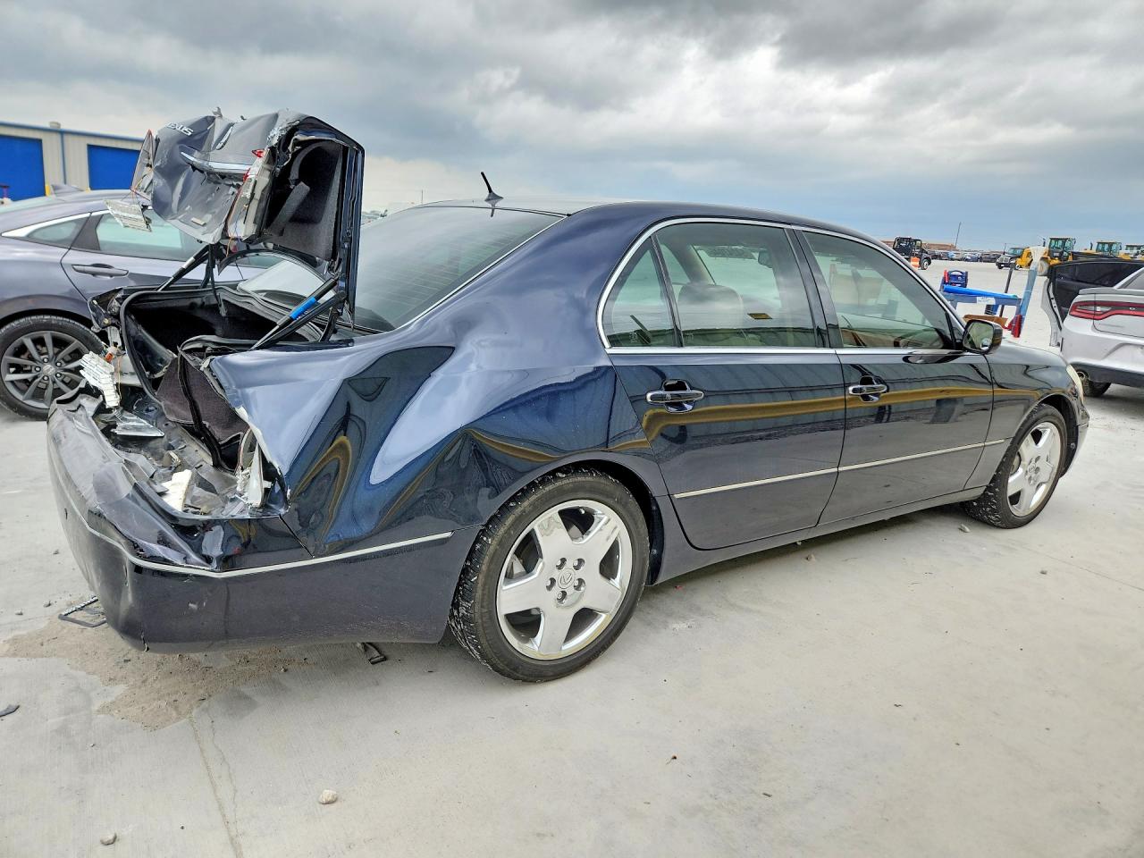 2006 Lexus Ls 430 Blue vin: JTHBN36F065049765