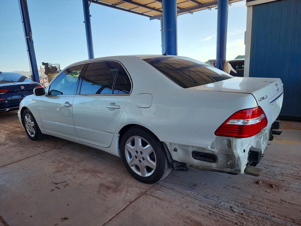 2004 Lexus Ls 430 White vin: JTHBN36F140134589