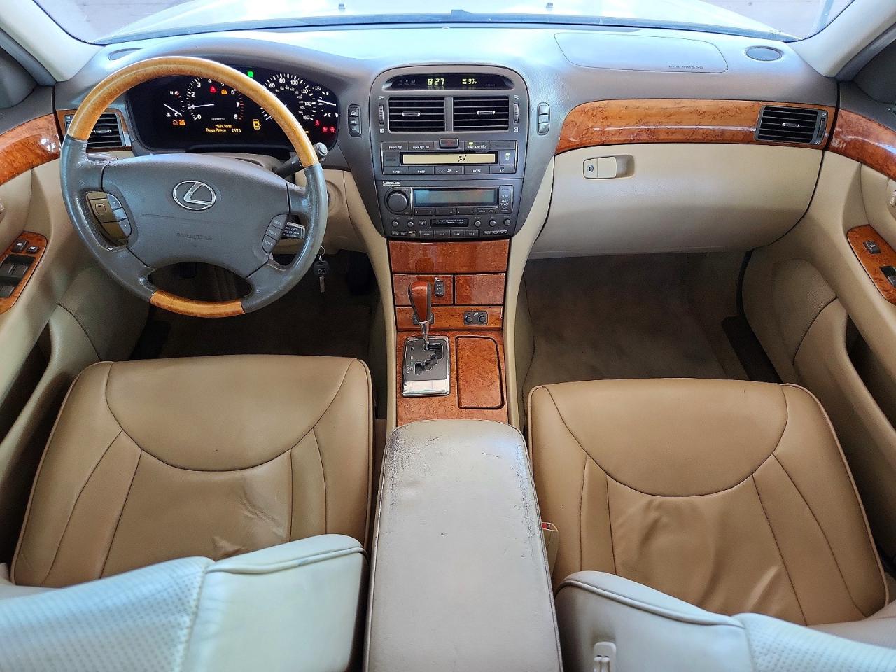 2004 Lexus Ls 430 White vin: JTHBN36F140134589