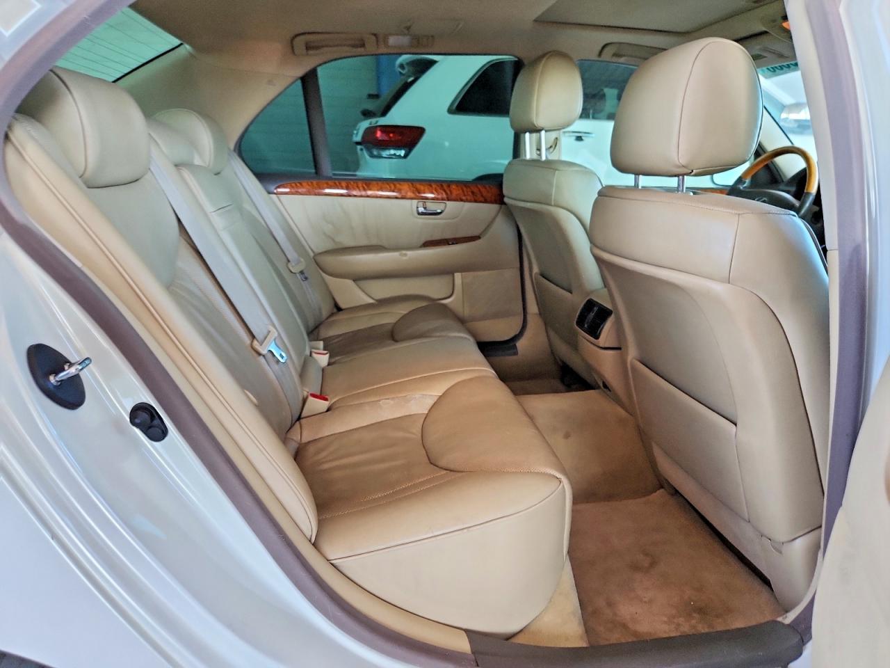 2004 Lexus Ls 430 White vin: JTHBN36F140134589