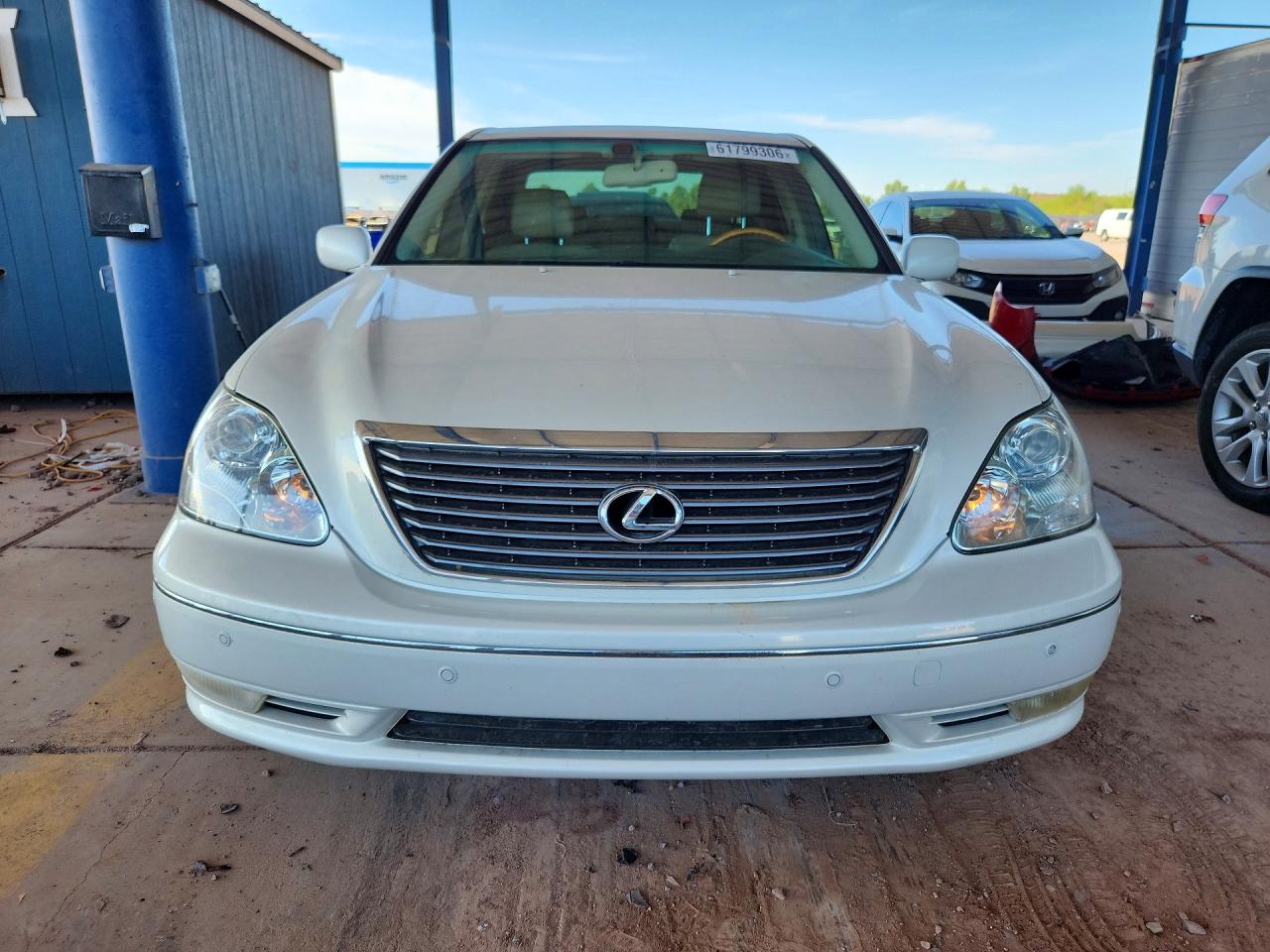 2004 Lexus Ls 430 White vin: JTHBN36F140134589