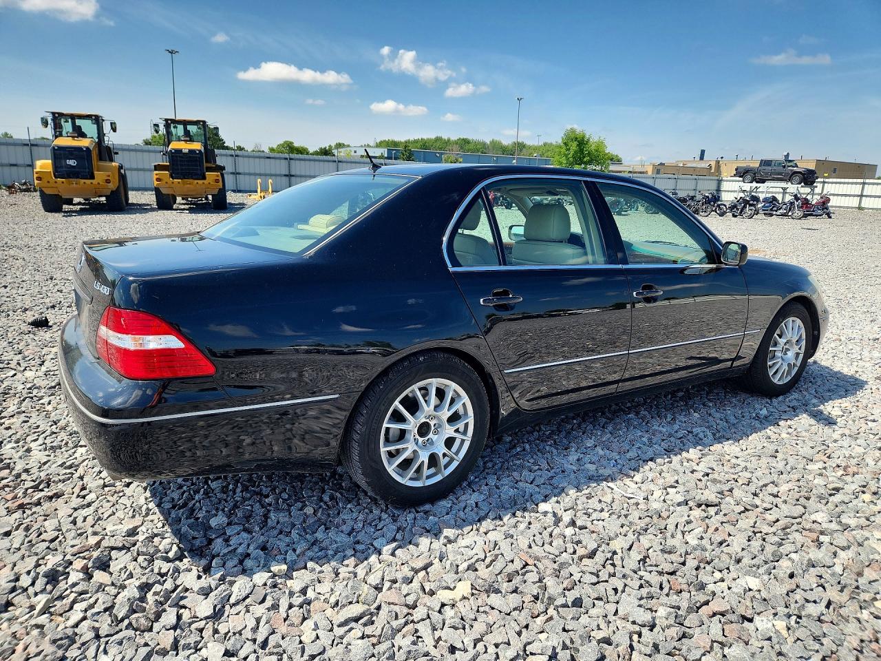 2004 Lexus Ls 430 Black vin: JTHBN36F140135757