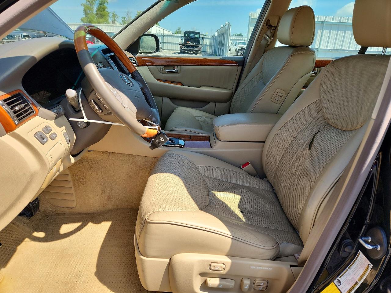 2004 Lexus Ls 430 Black vin: JTHBN36F140135757
