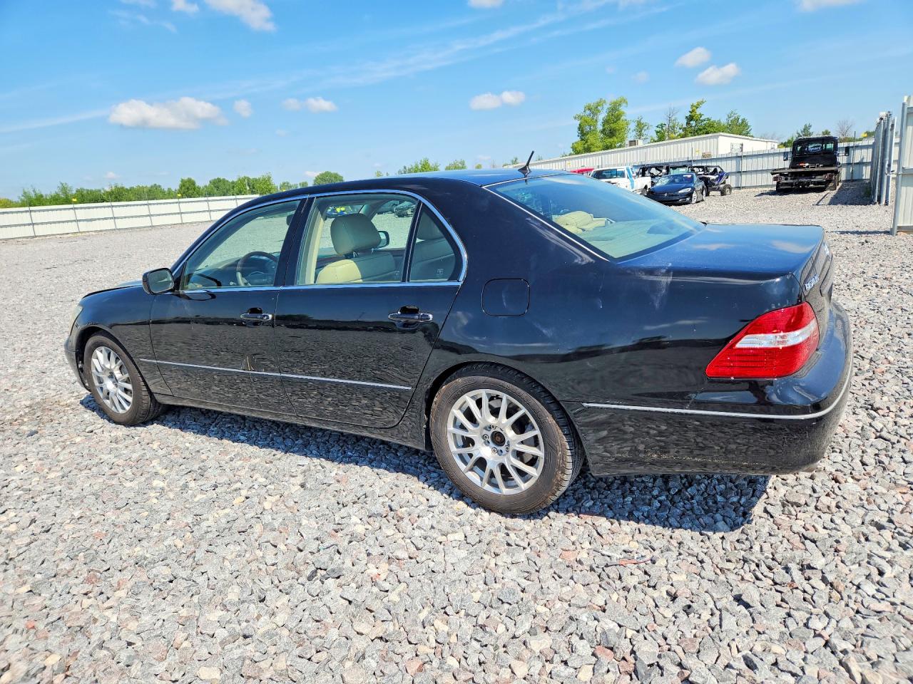 2004 Lexus Ls 430 Black vin: JTHBN36F140135757