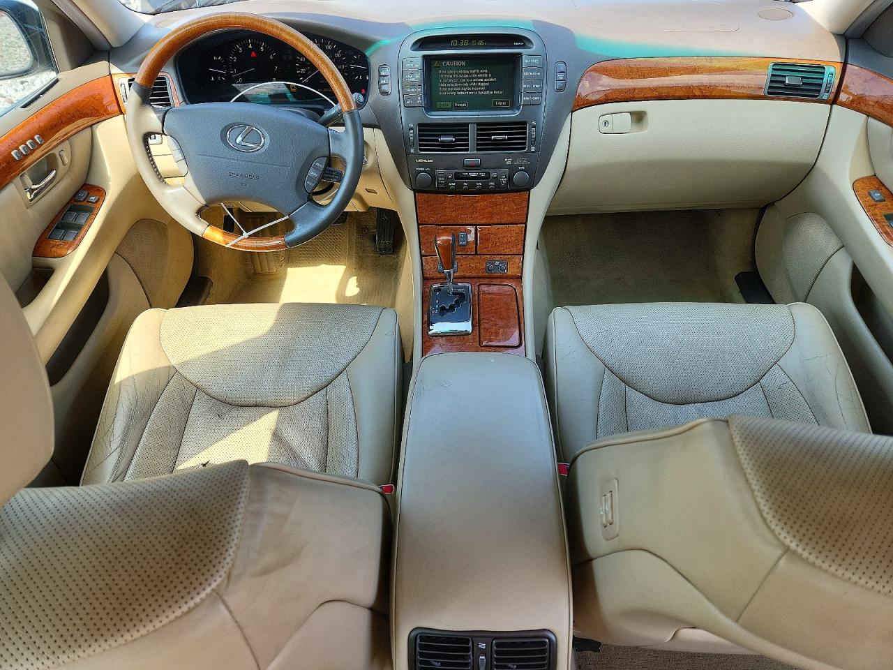 2004 Lexus Ls 430 Black vin: JTHBN36F140135757