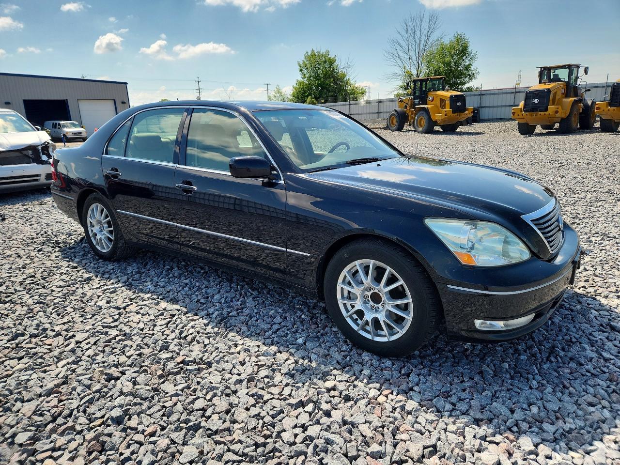 2004 Lexus Ls 430 Black vin: JTHBN36F140135757