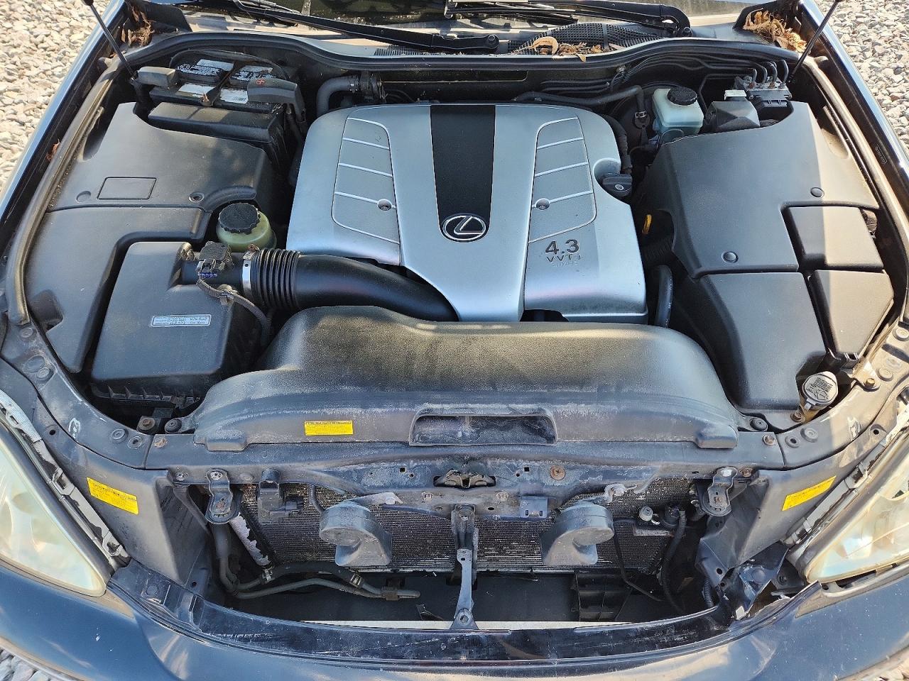 2004 Lexus Ls 430 Black vin: JTHBN36F140135757