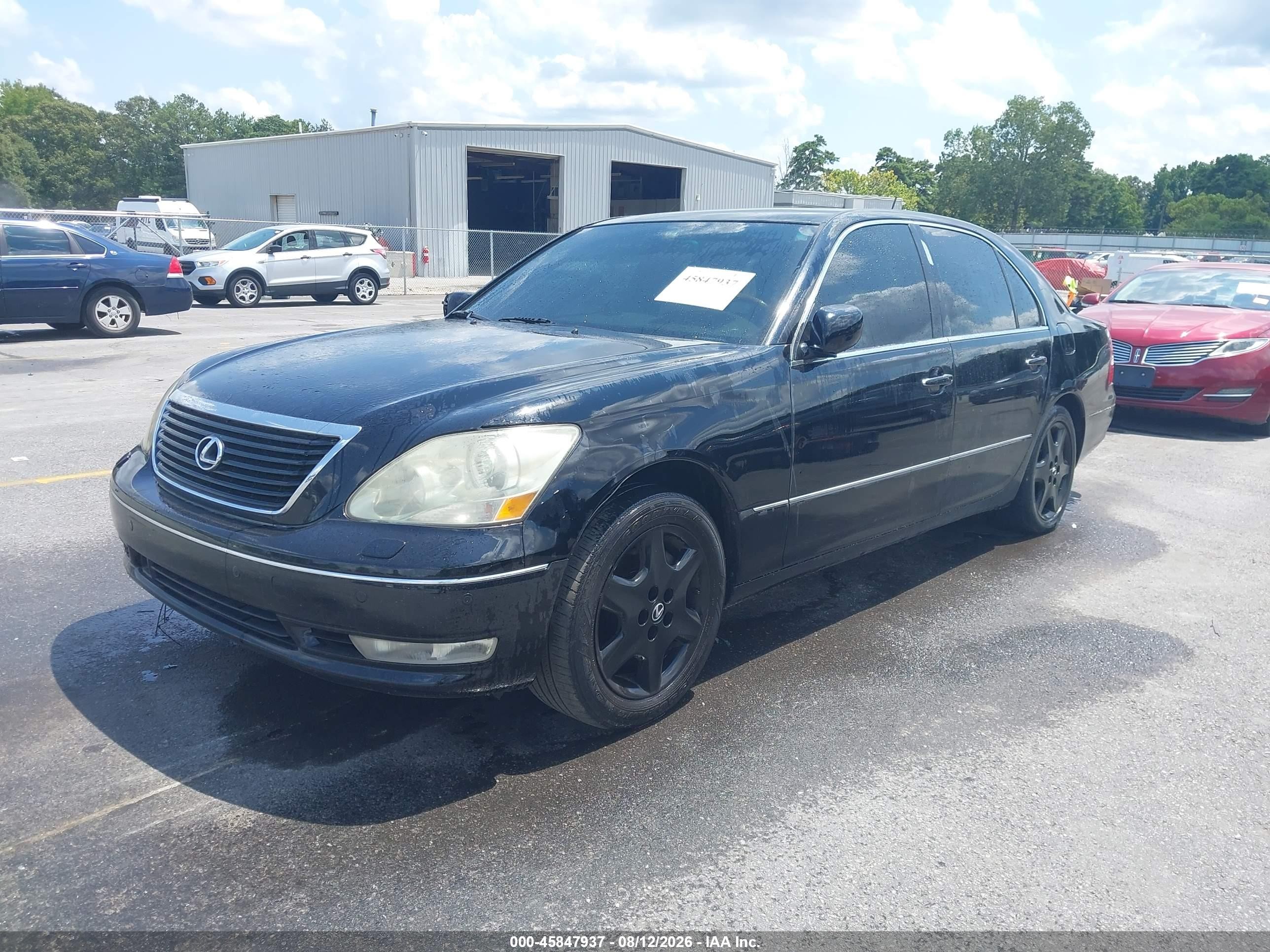 2004 Lexus Ls 430   Black vin: JTHBN36F140144118