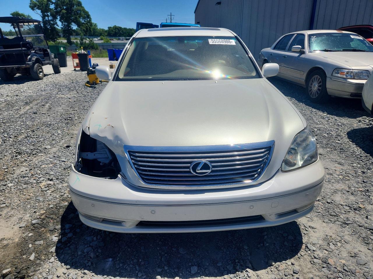 2004 Lexus Ls 430 White vin: JTHBN36F140152865