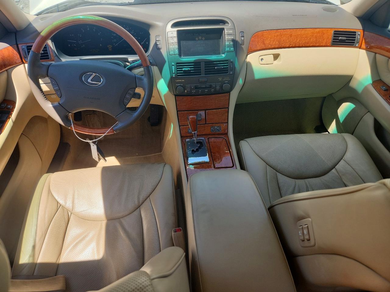2004 Lexus Ls 430 White vin: JTHBN36F140152865