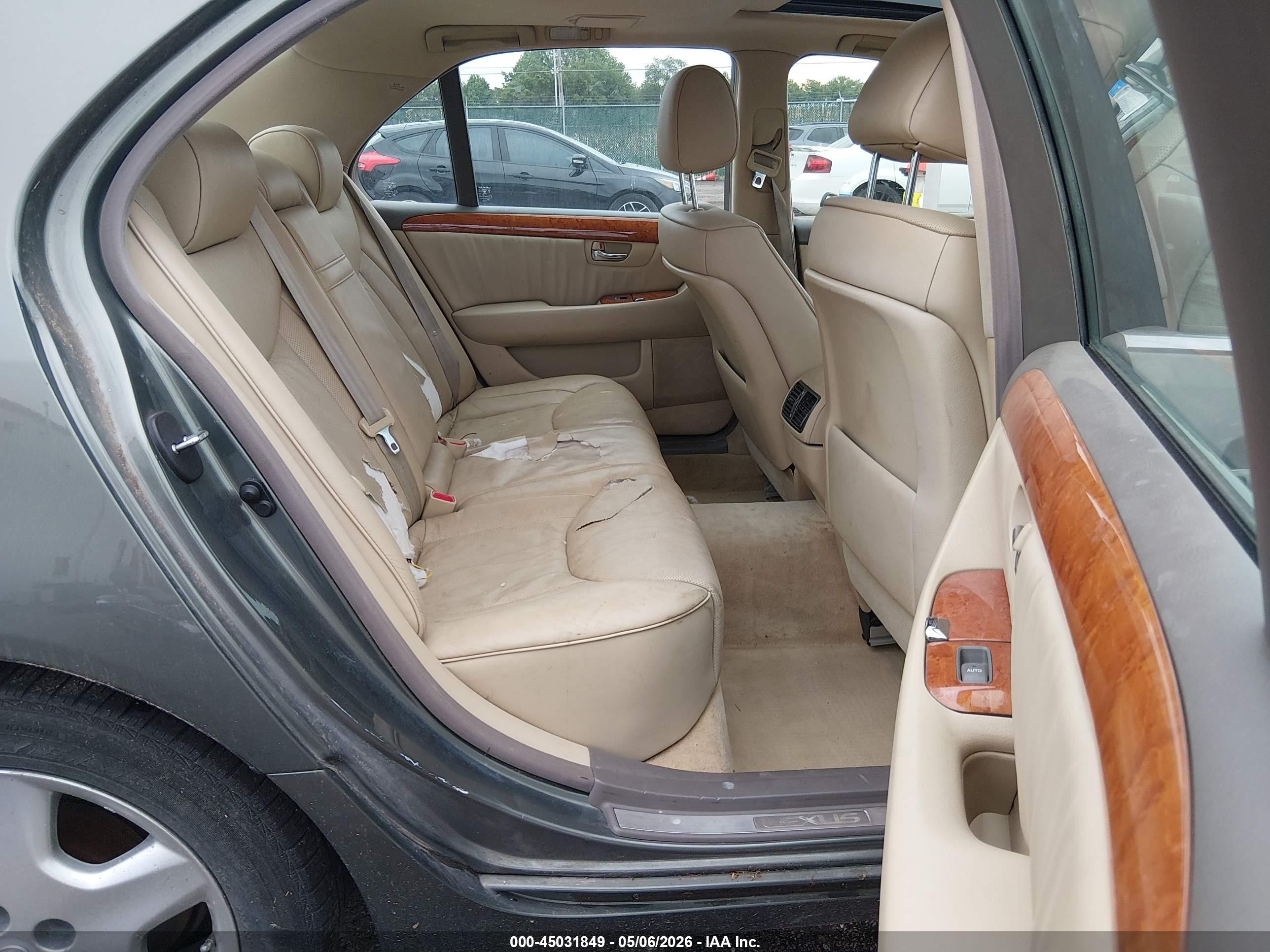 2004 Lexus Ls 430   Green vin: JTHBN36F140163655